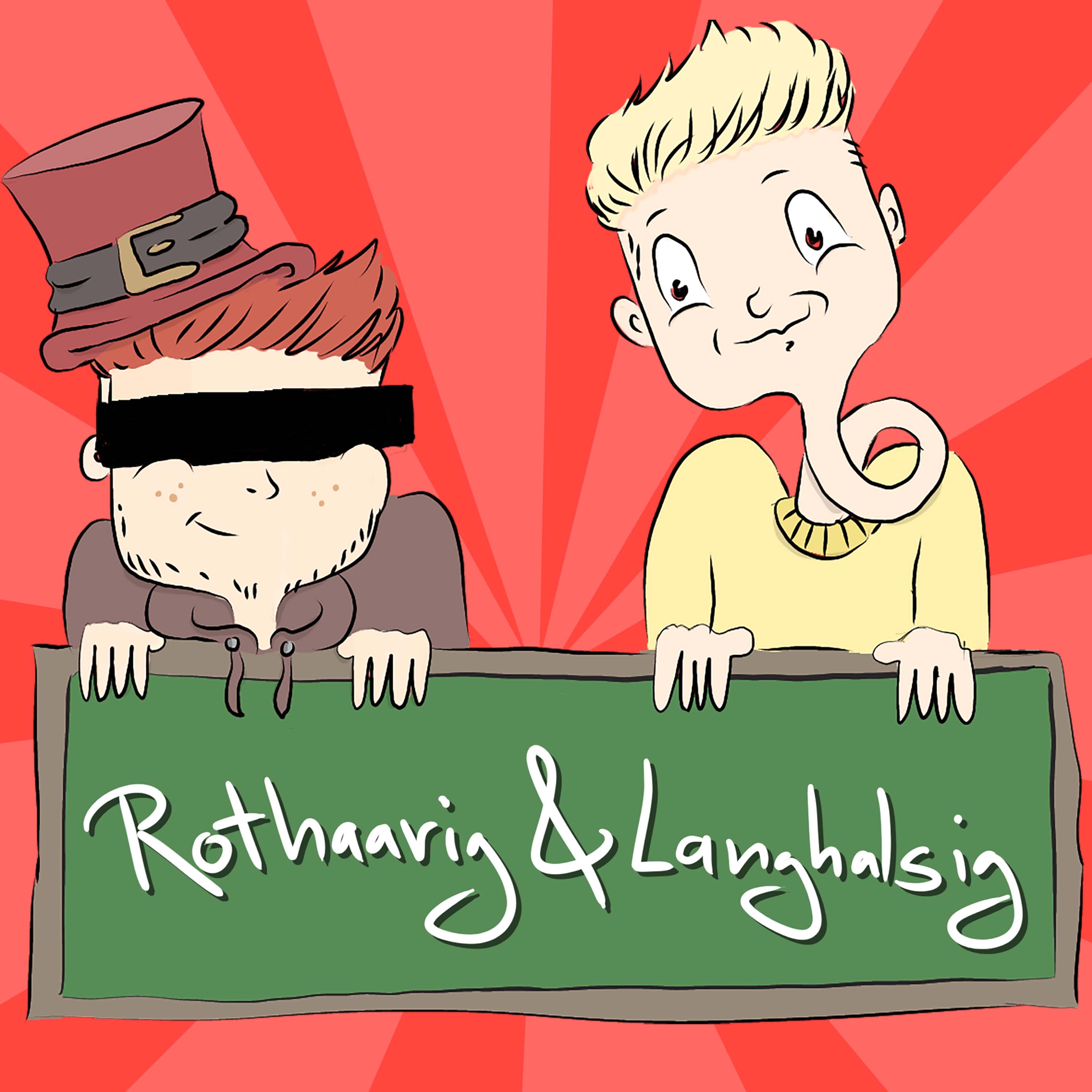 Rothaarig und Langhalsig
