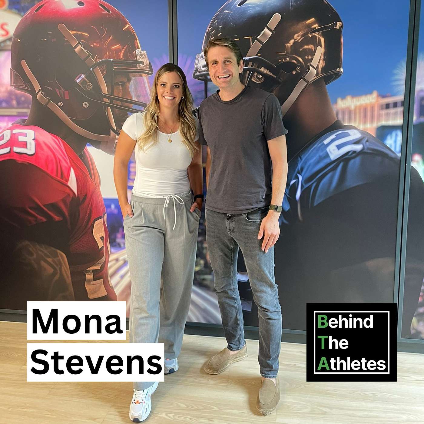 #71: NFL Flag Botschafterin, QB der Nationalmannschaft und TV Gesicht Mona Stevens episode artwork