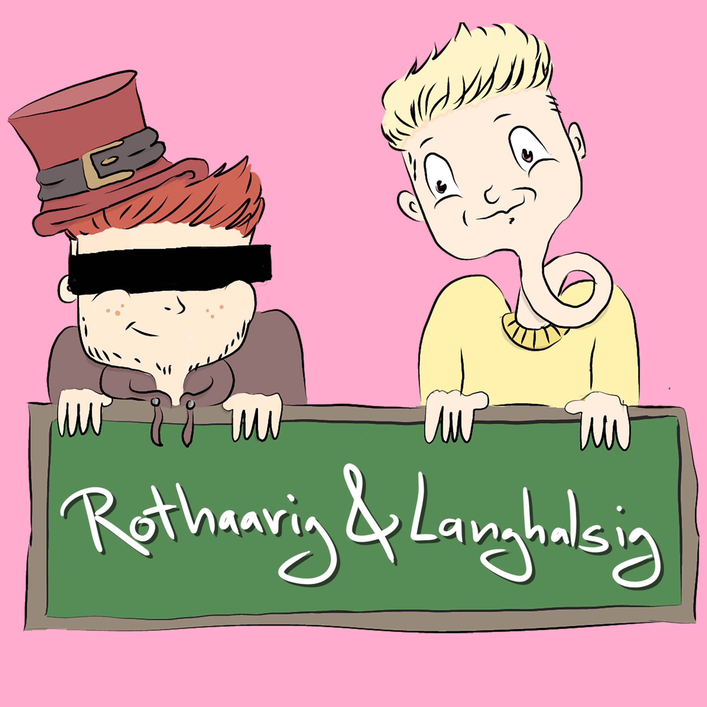 Rothaarig und Langhalsig