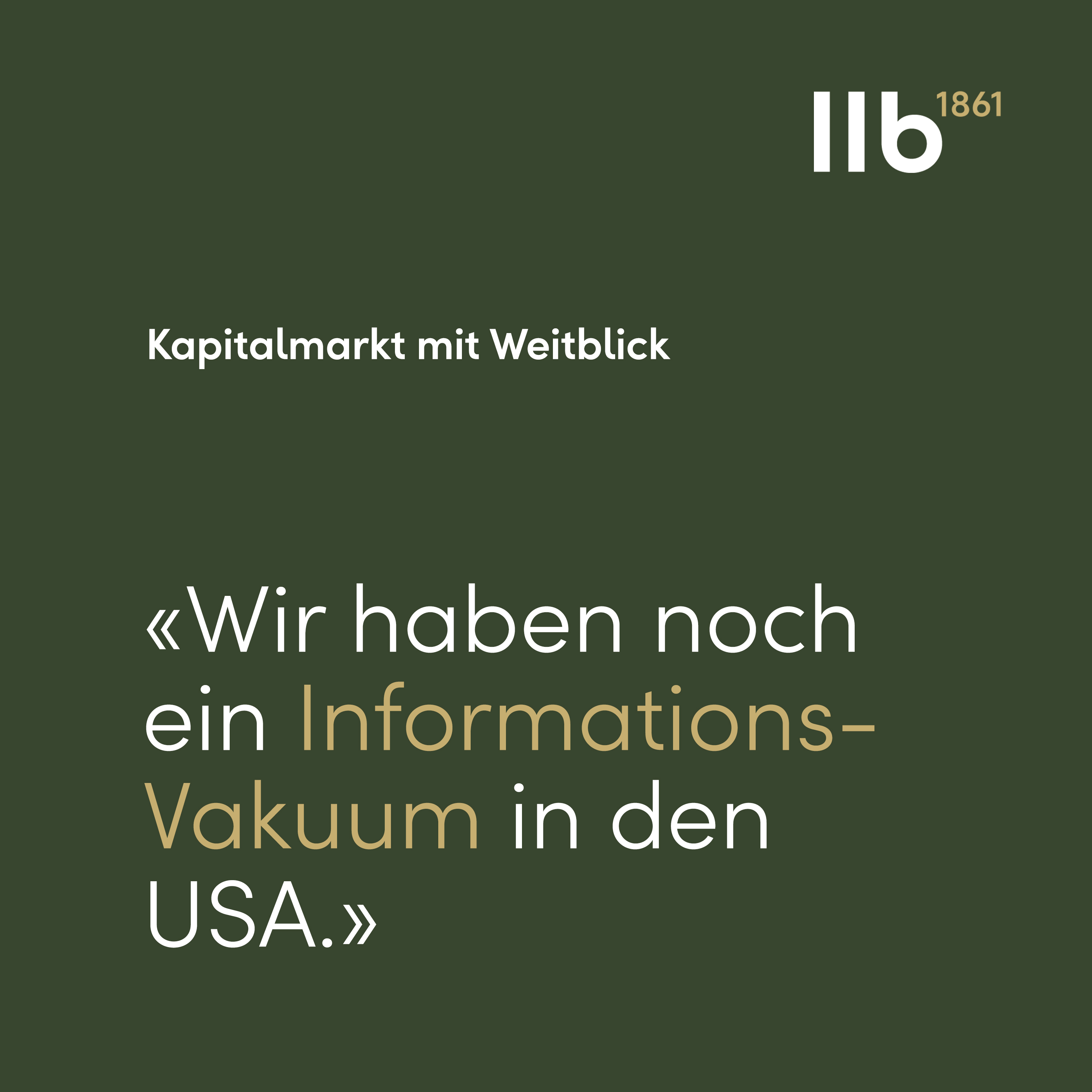Kapitalmarkt mit Weitblick: Der Finanz-Podcast der LLB Österreich