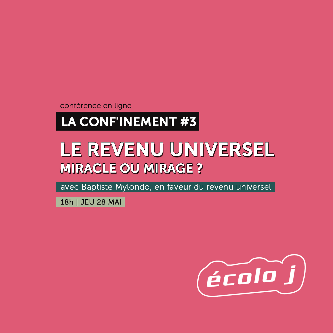 Les conf\'inements d\'écolo j