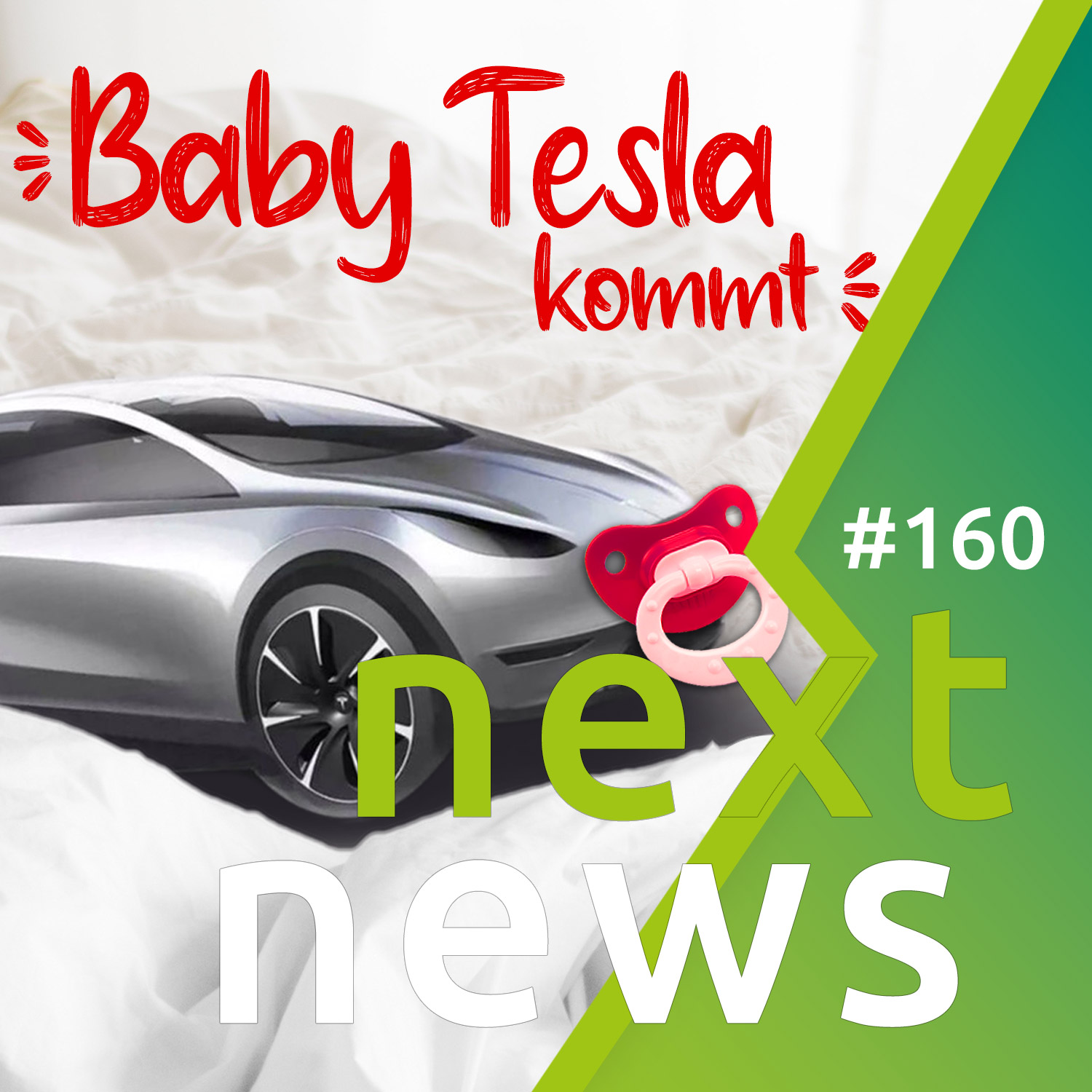 nextnews #160 - Tesla Model 2, Audi etron 50%-Upgrade, eActros, Maingau & Ionity News, Wallbox-Ablehnung episode artwork
