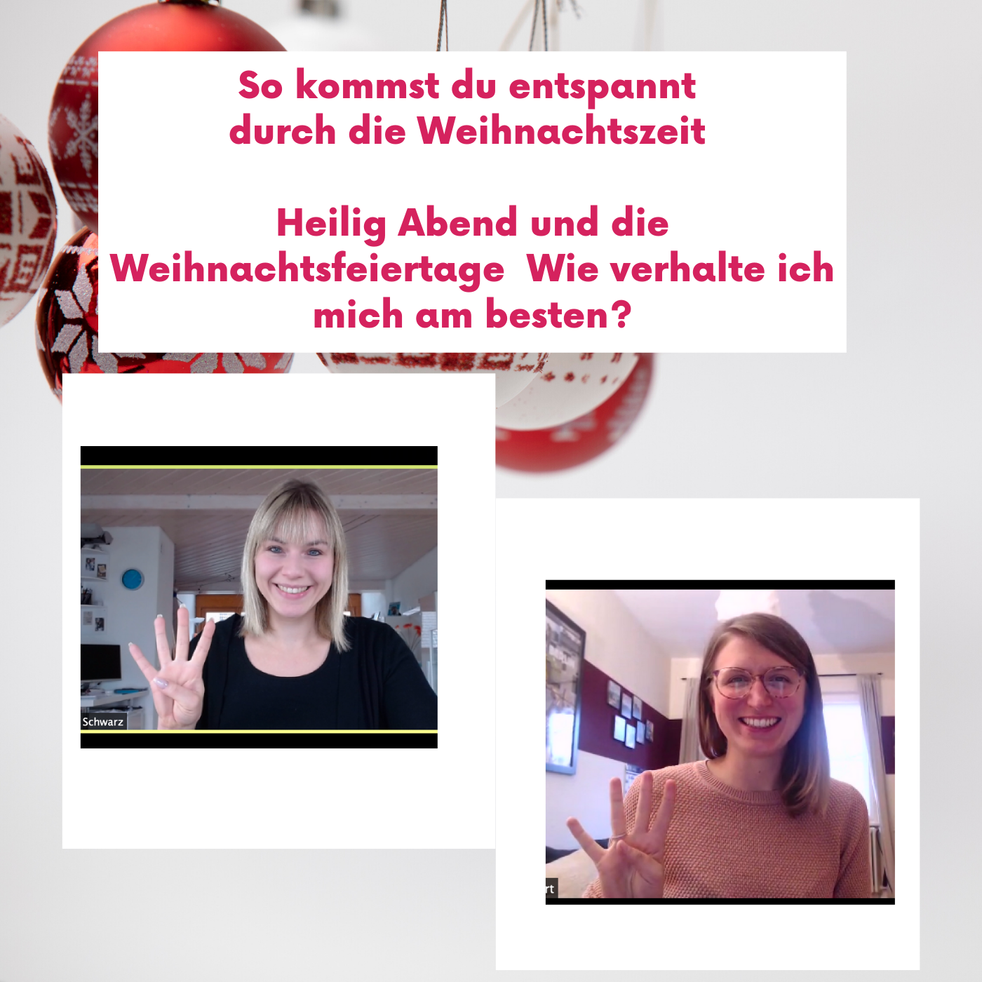Heilig Abend und die Weihnachtsfeiertage - wie verhalte ich mich am besten? episode artwork