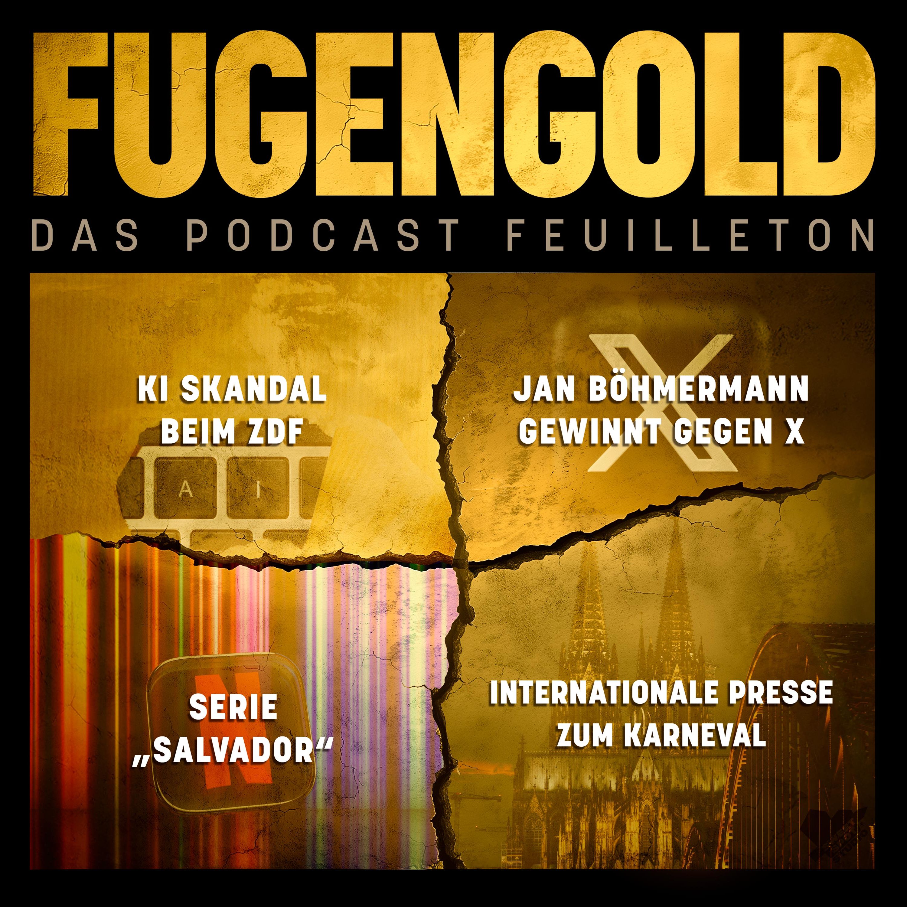 21.2.2026: KI-Skandal beim ZDF, Böhmermann gewinnt gegen X, Serie "Salvador", internationale Presse schaut auf Karneval