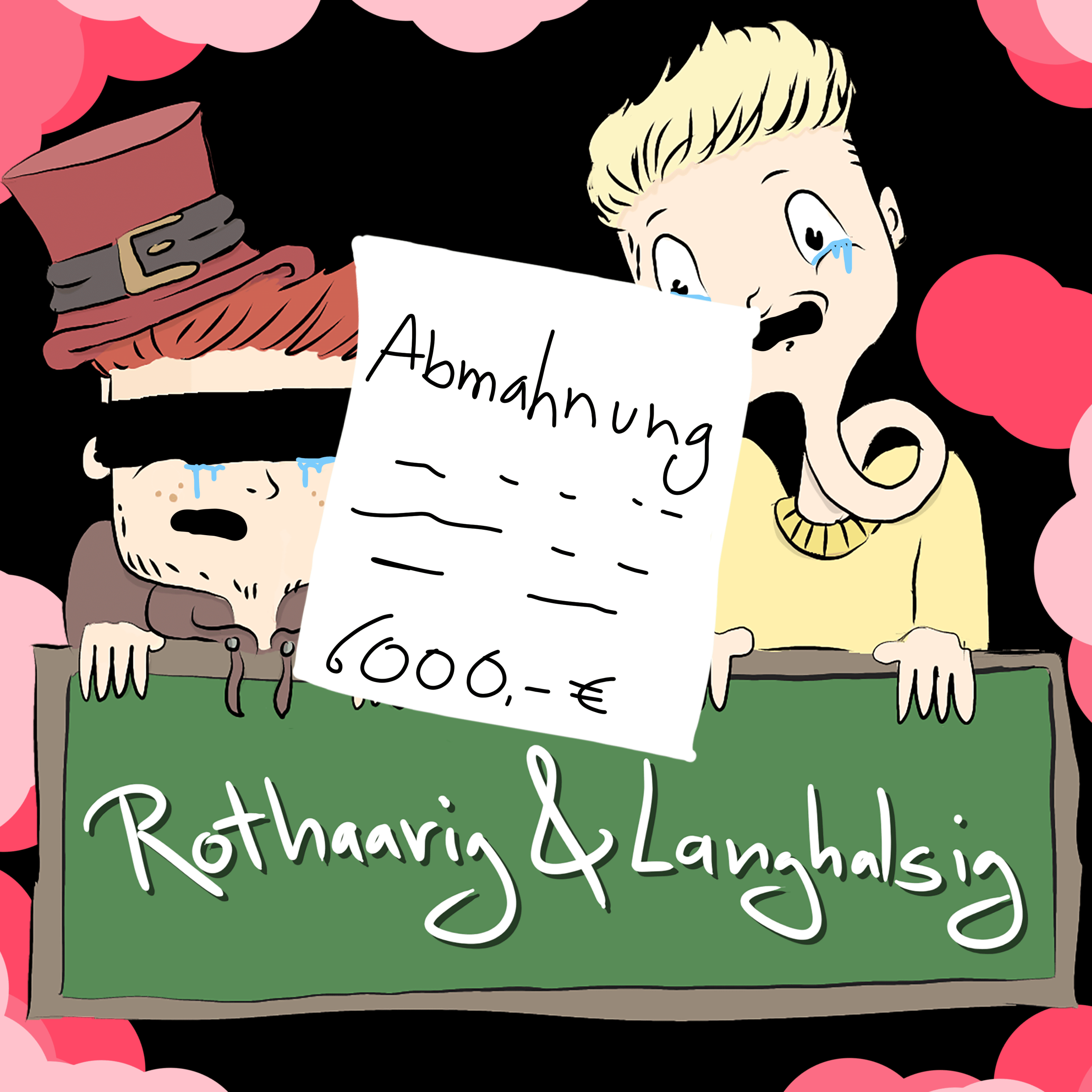Rothaarig und Langhalsig