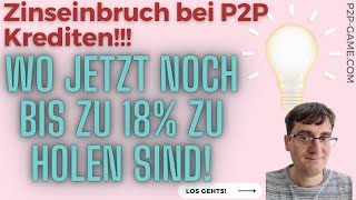 Zinseinbruch bei P2P Krediten! – Wo gibt es noch hohe P2P Zinsen? Unter 13% geht gar nicht! episode artwork