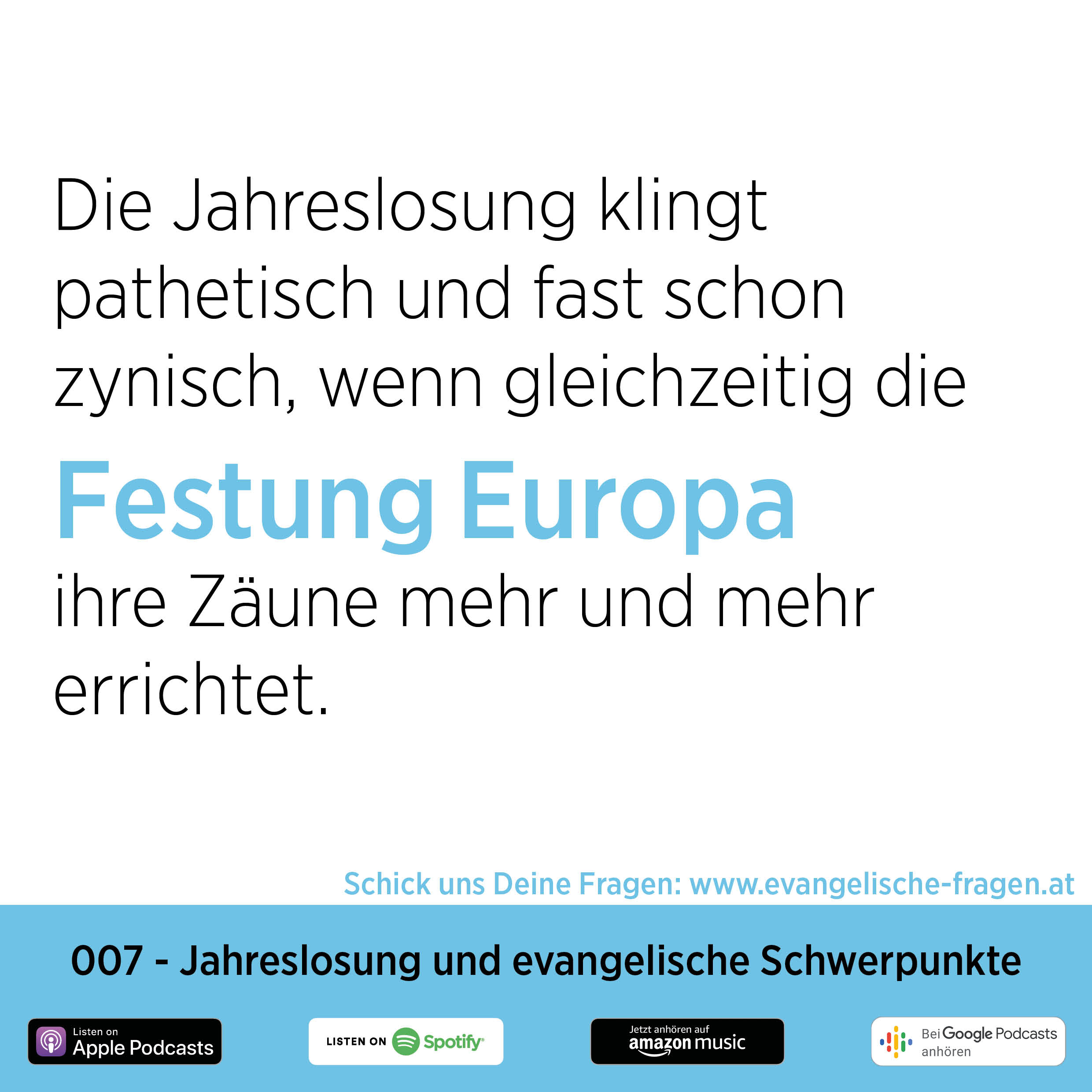 Evangelische fragen - evangelische Fragen