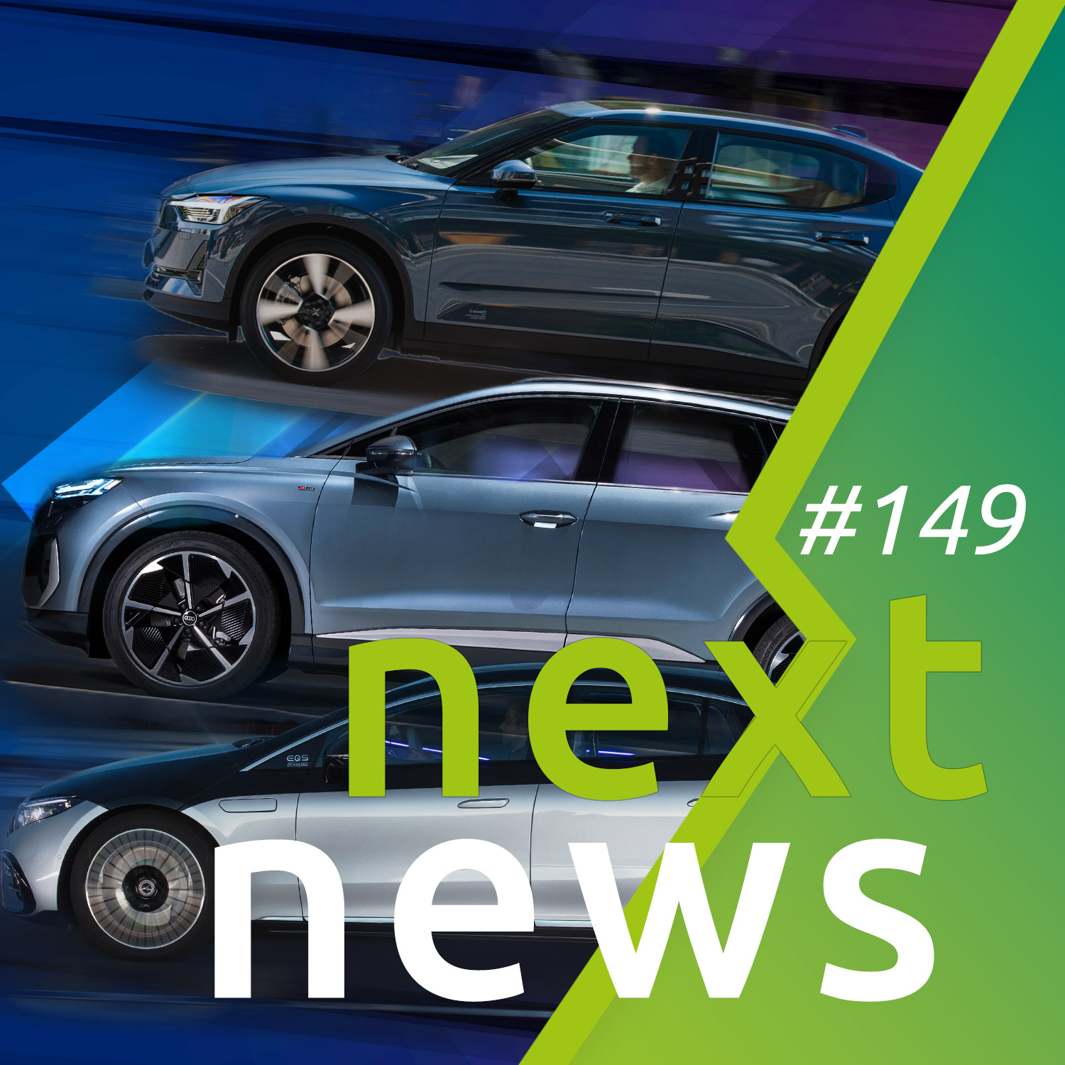 nextnews #149 - Umweltbonus Update, Mercedes EQS, Polestar Varianten, Audi Q4 etron, Tesla Model 3 LFP episode artwork
