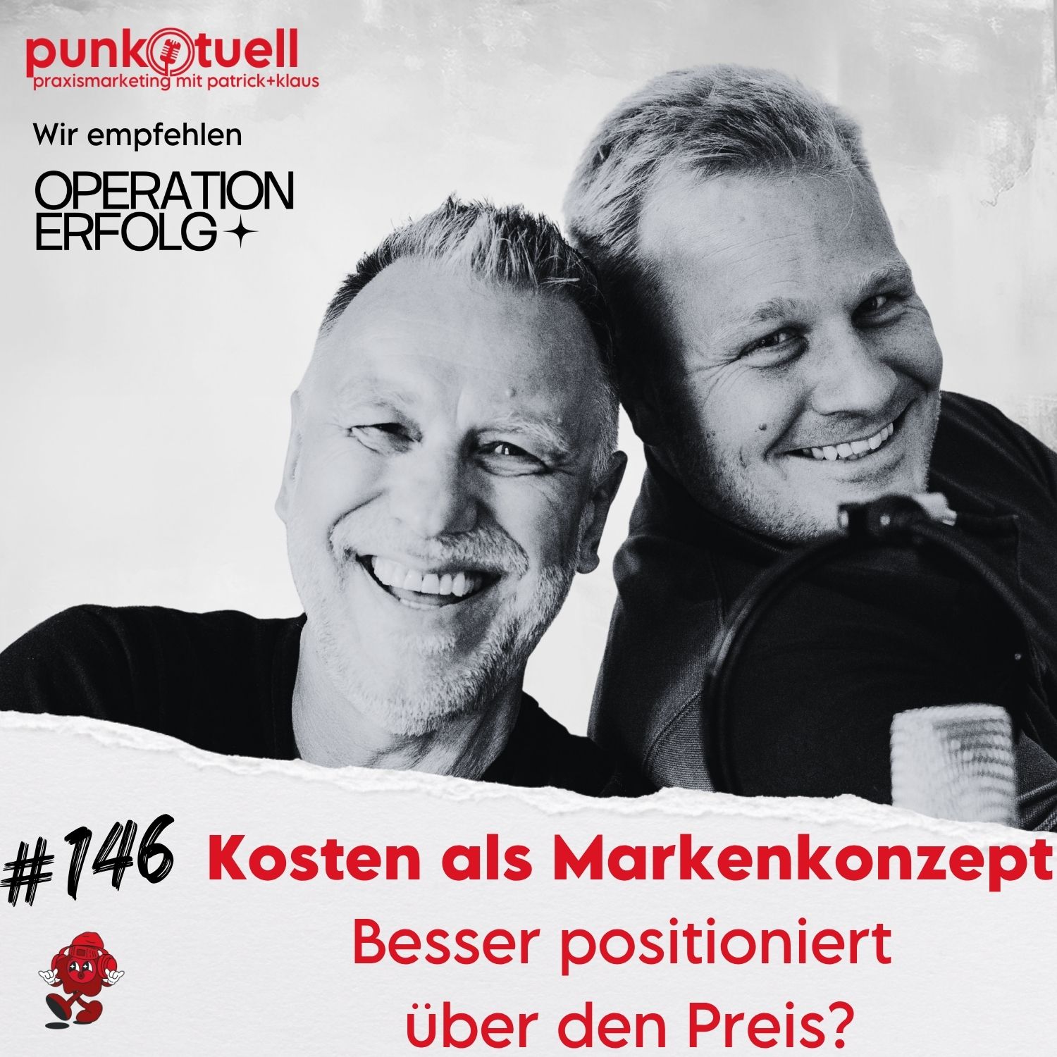 Kosten als Markenkonzept: Besser positioniert über den Preis? | #146 episode artwork