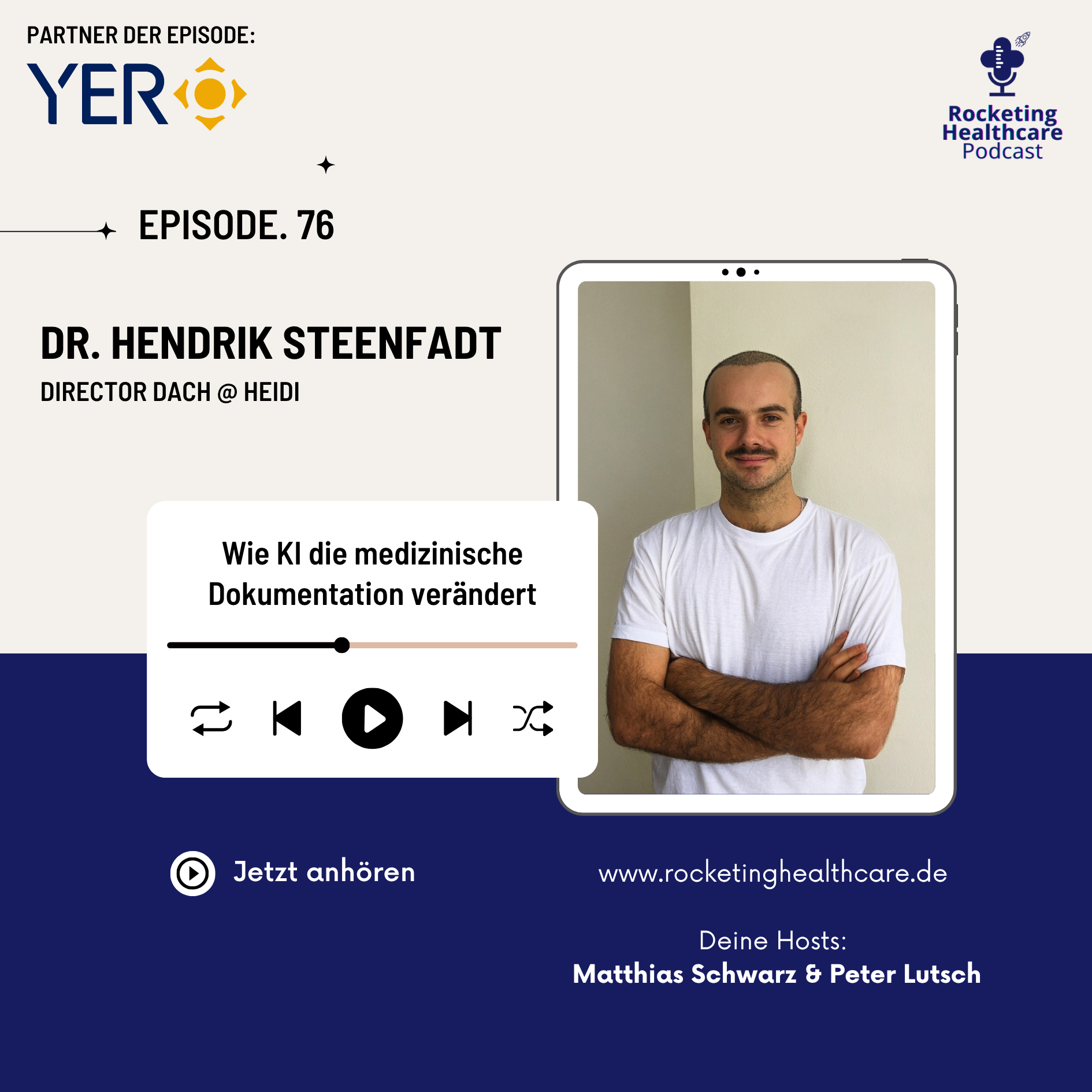 RHC 076: Wie KI die medizinische Dokumentation verändert episode artwork