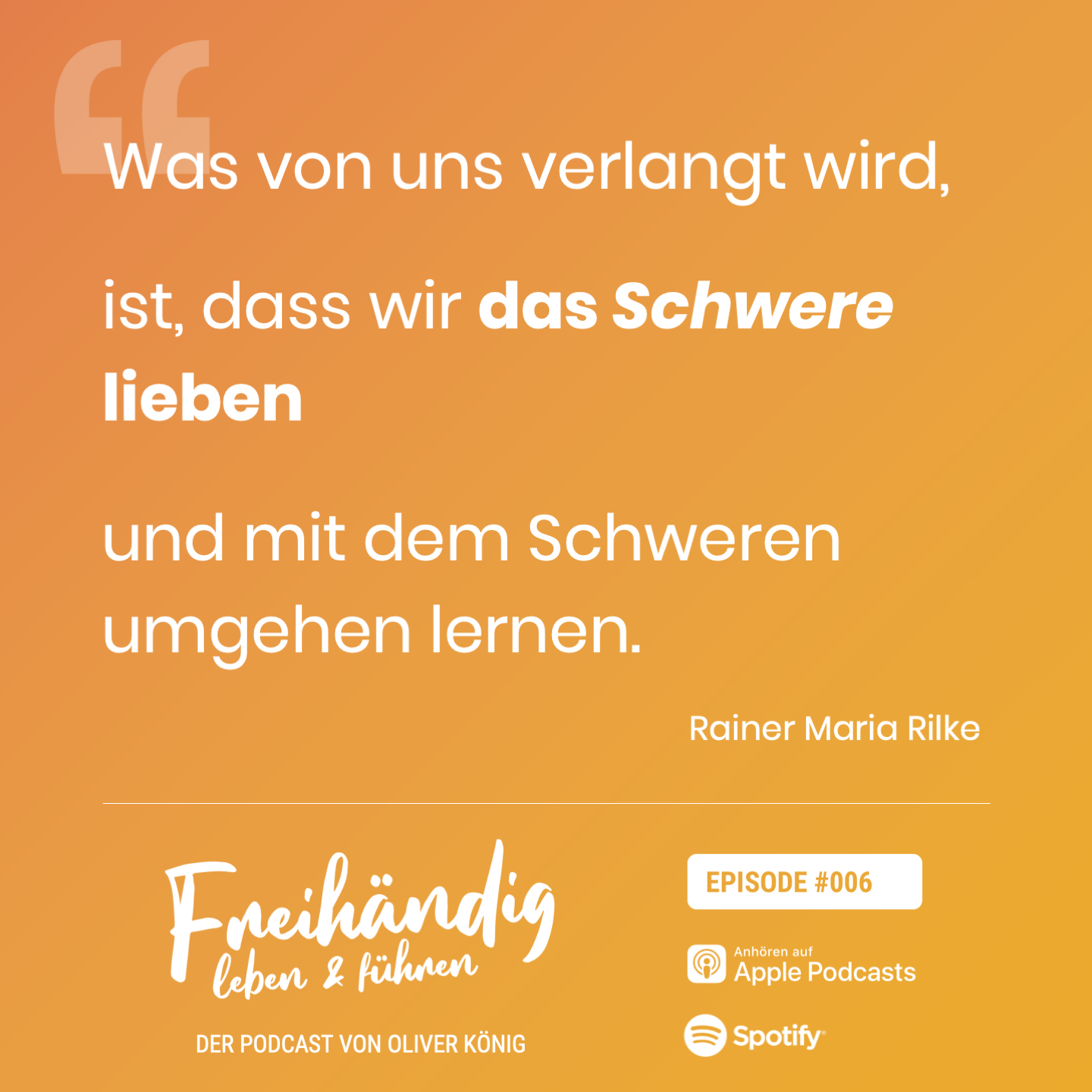 Freihändig verändern und führen