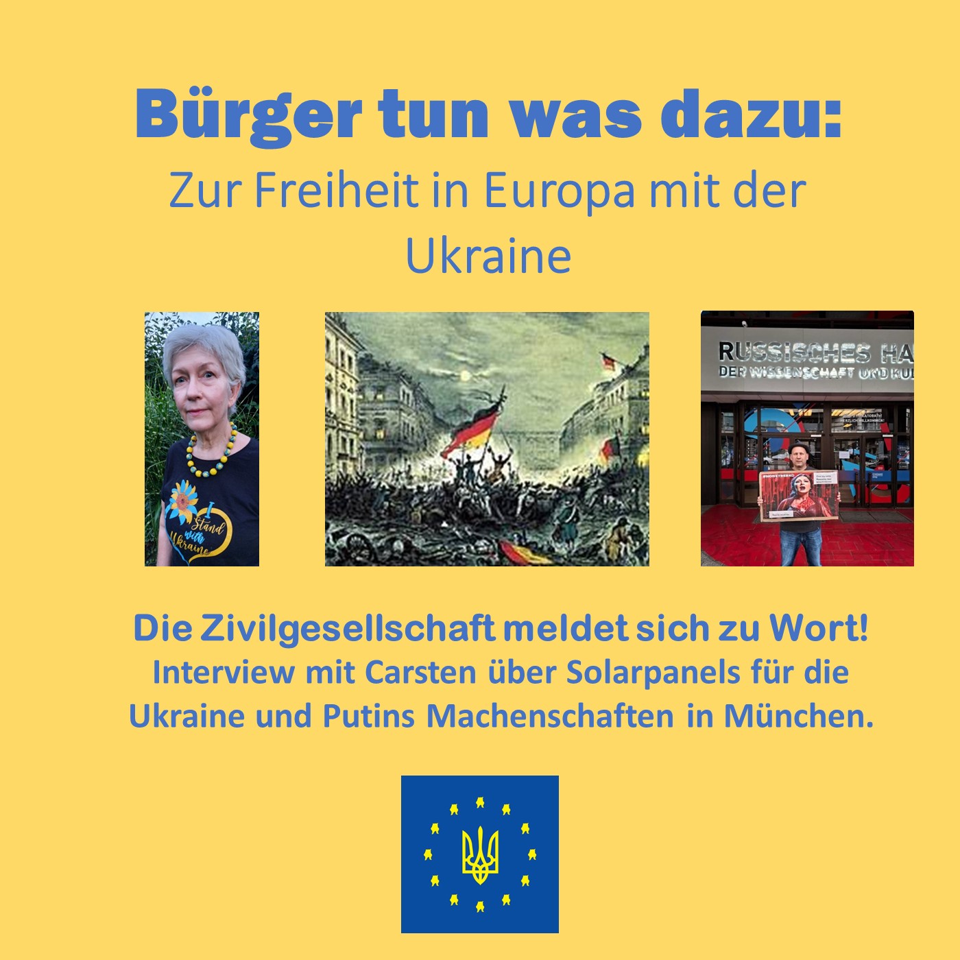 Bürger mit der Ukraine für ein freies Europa