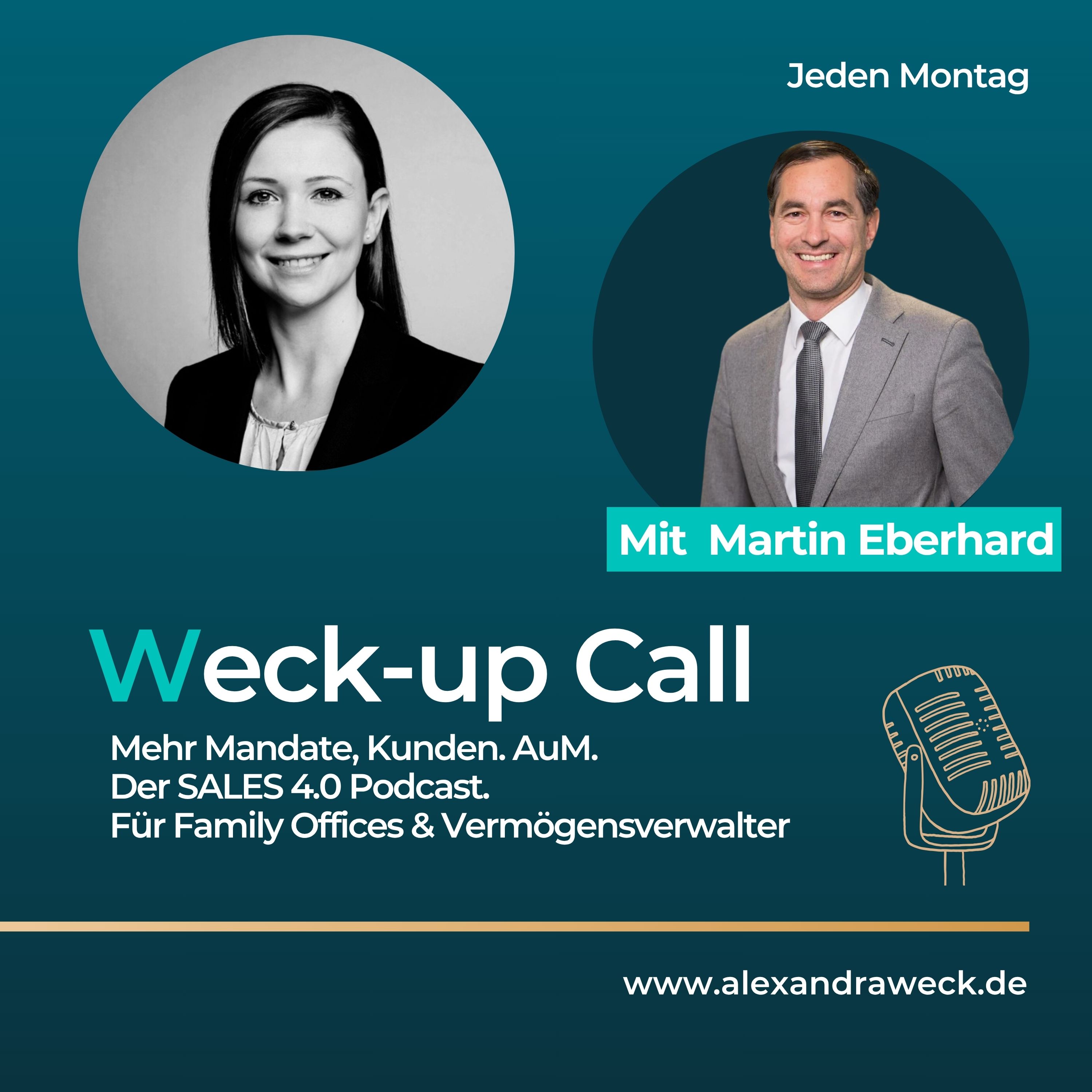 Weck-up Call – Sales 4.0: Planbar UHNWi Kunden & Wachstum für Family Offices und Vermögensverwalter.