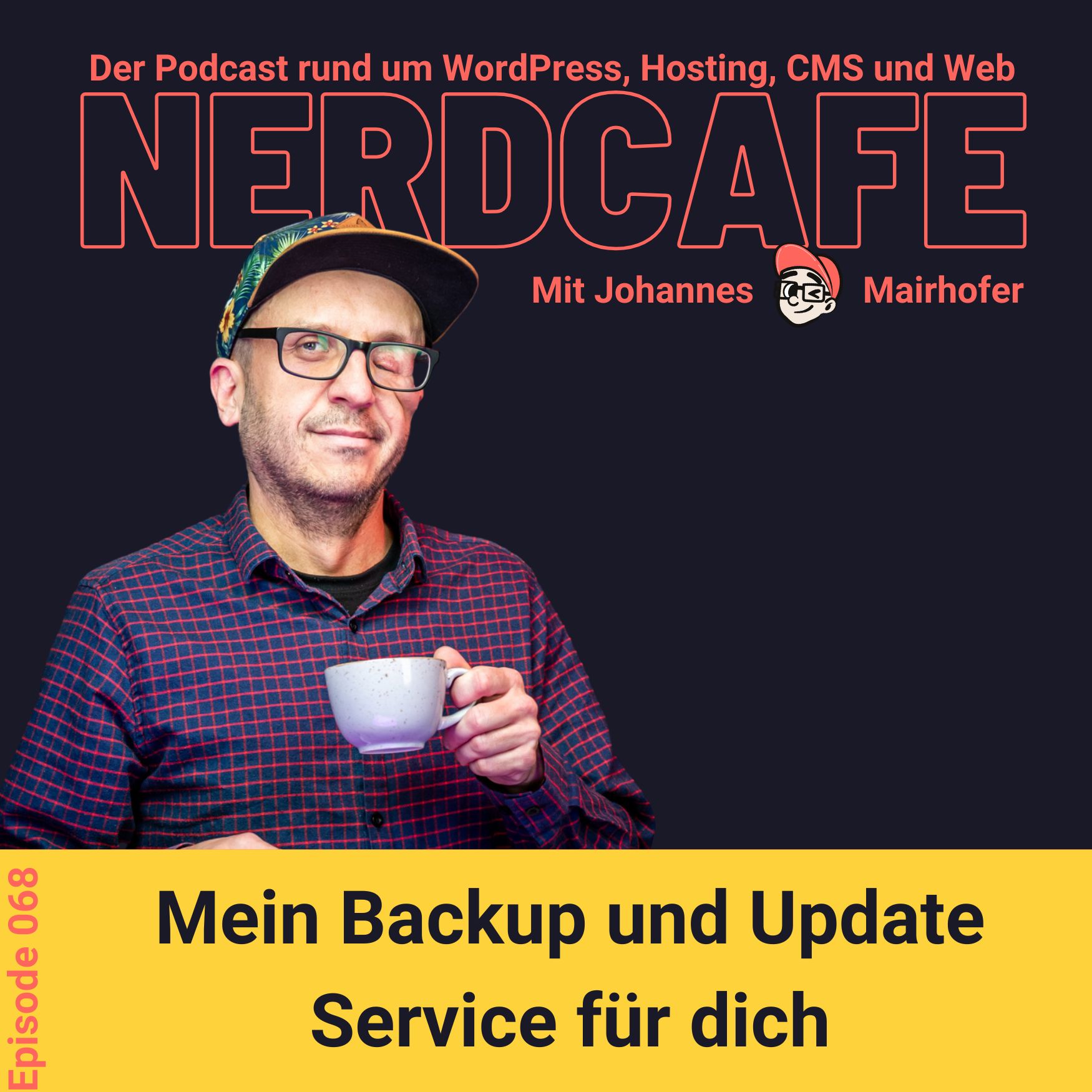 nerdcafe. Der Podcast rund um WordPress, Hosting, CMS und Web.