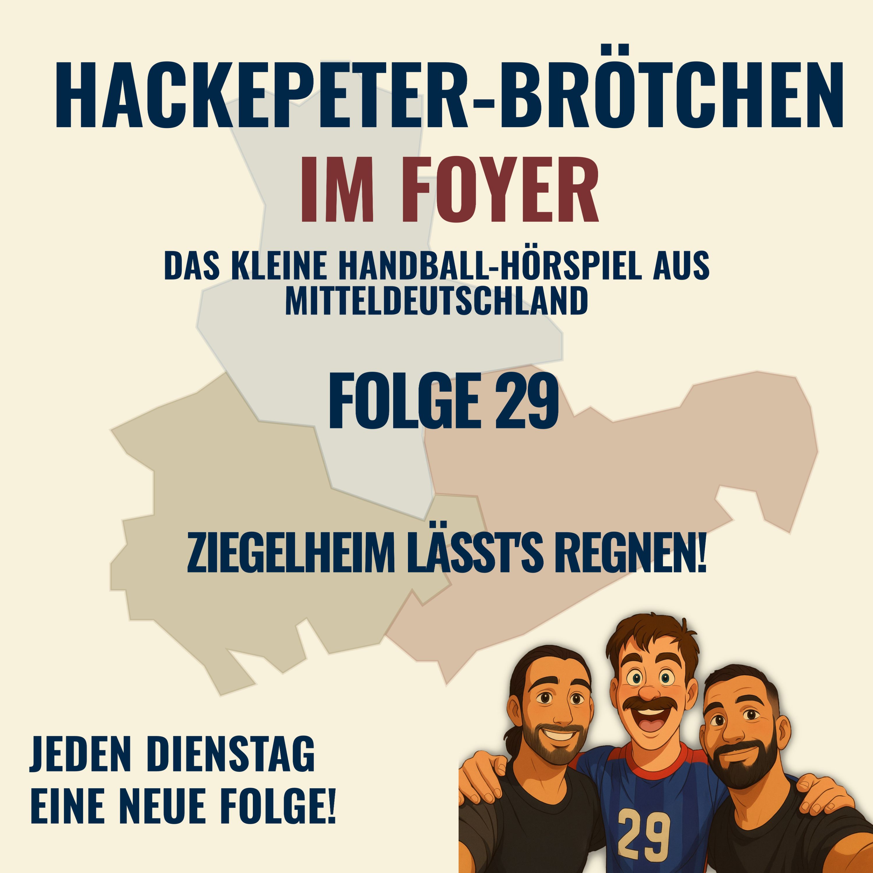 Hackepeter-Brötchen im Foyer