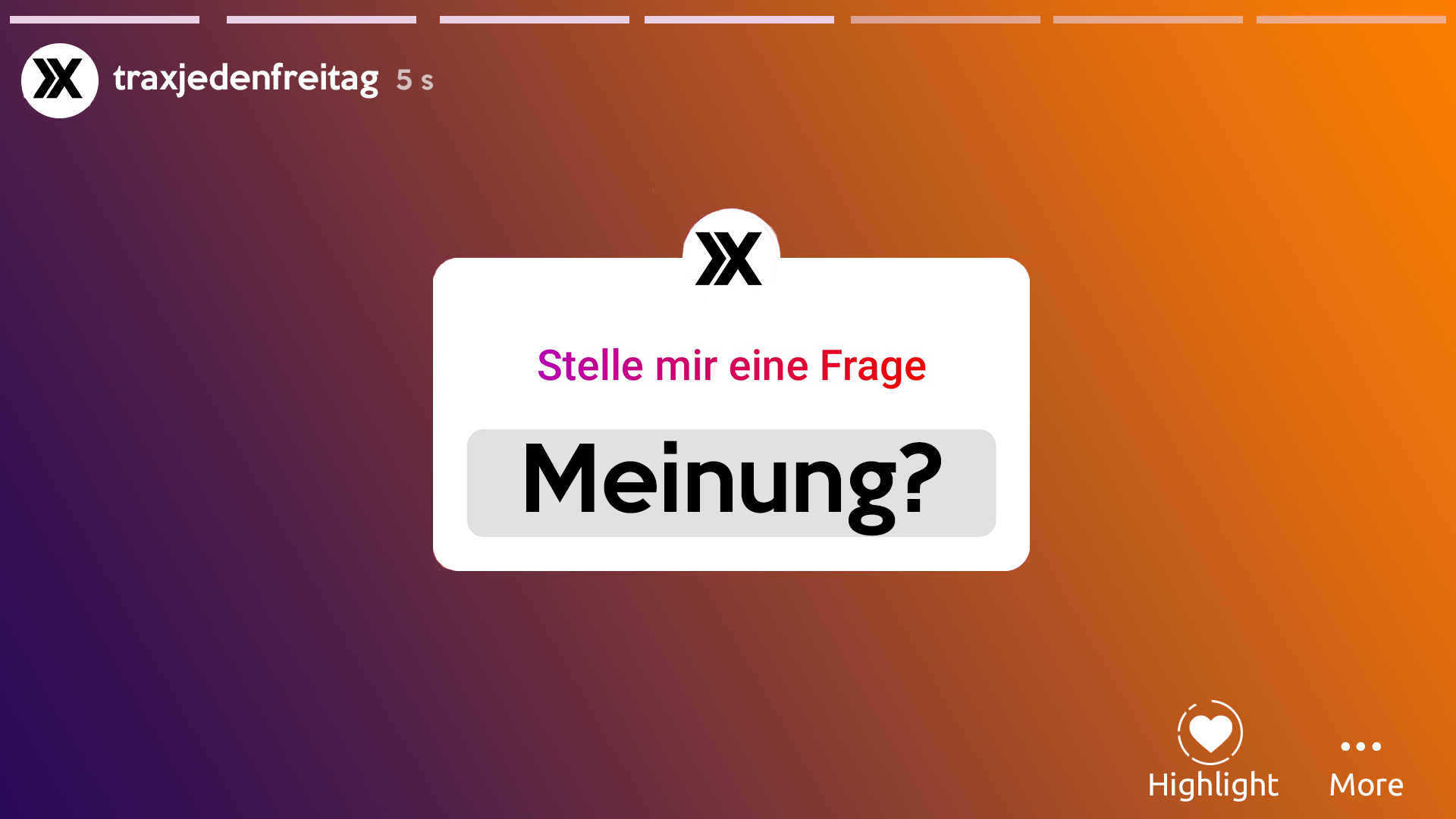 TRAXJEDENFREITAG