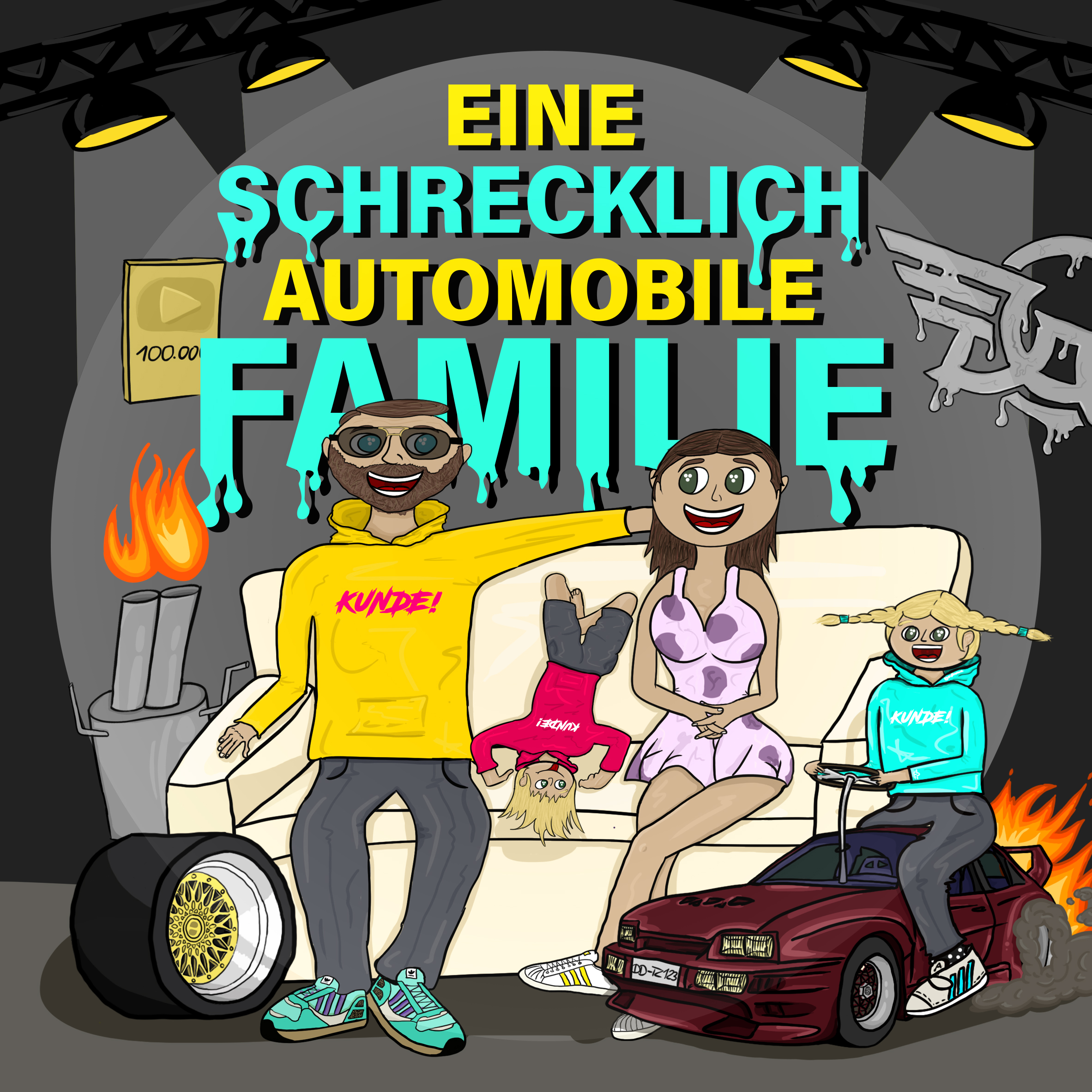 Eine schrecklich automobile Familie!