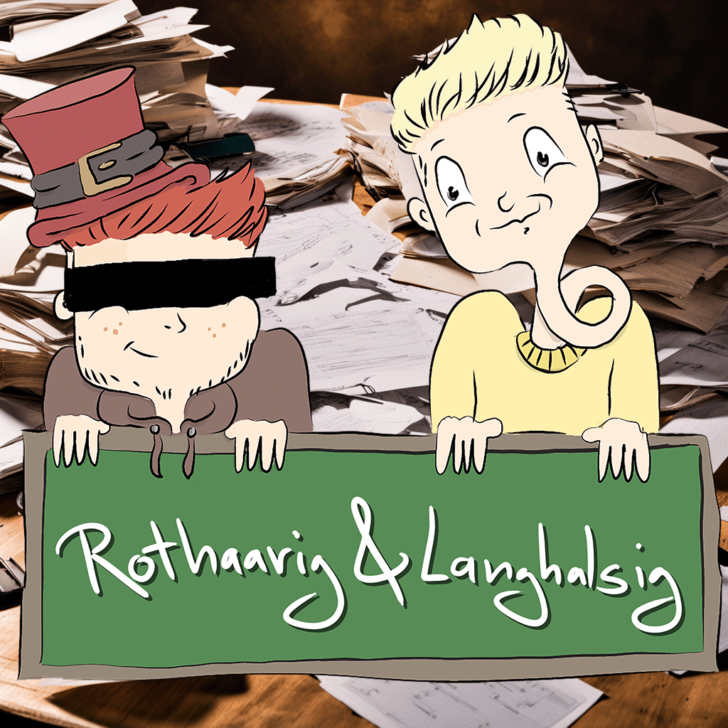 Rothaarig und Langhalsig