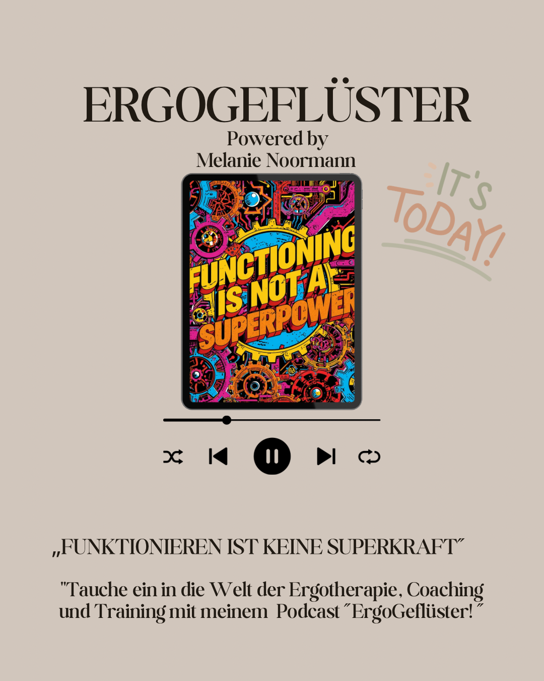 „Funktionieren ist keine Superkraft“ episode artwork