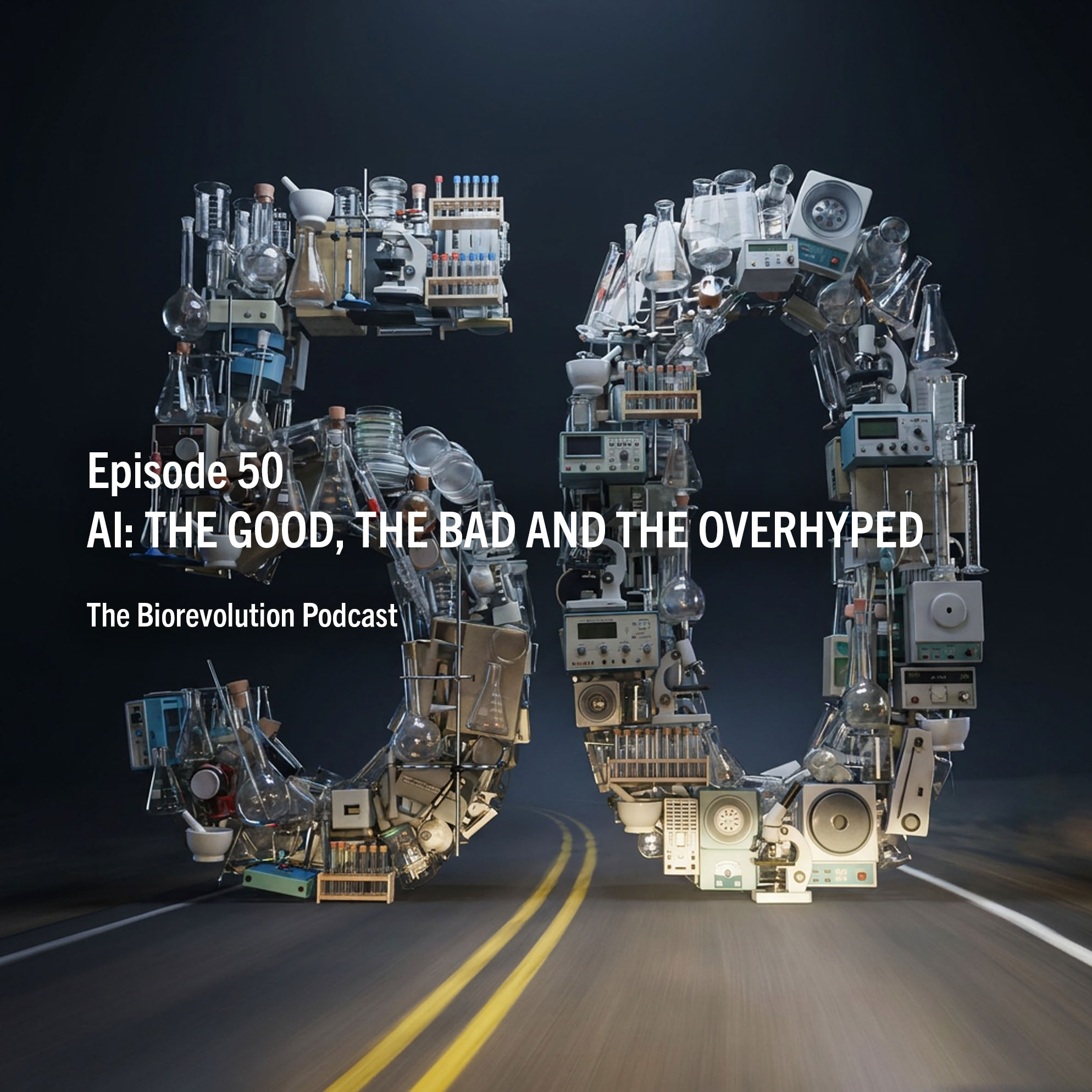 The good, the bad and the overhyped - 4 years of biomedical AI on the BioRevolution podcast episode artwork