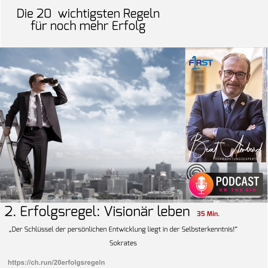 Podcast „Die Unternehmensformel“ von Beat Ambord - F1RST GmbH