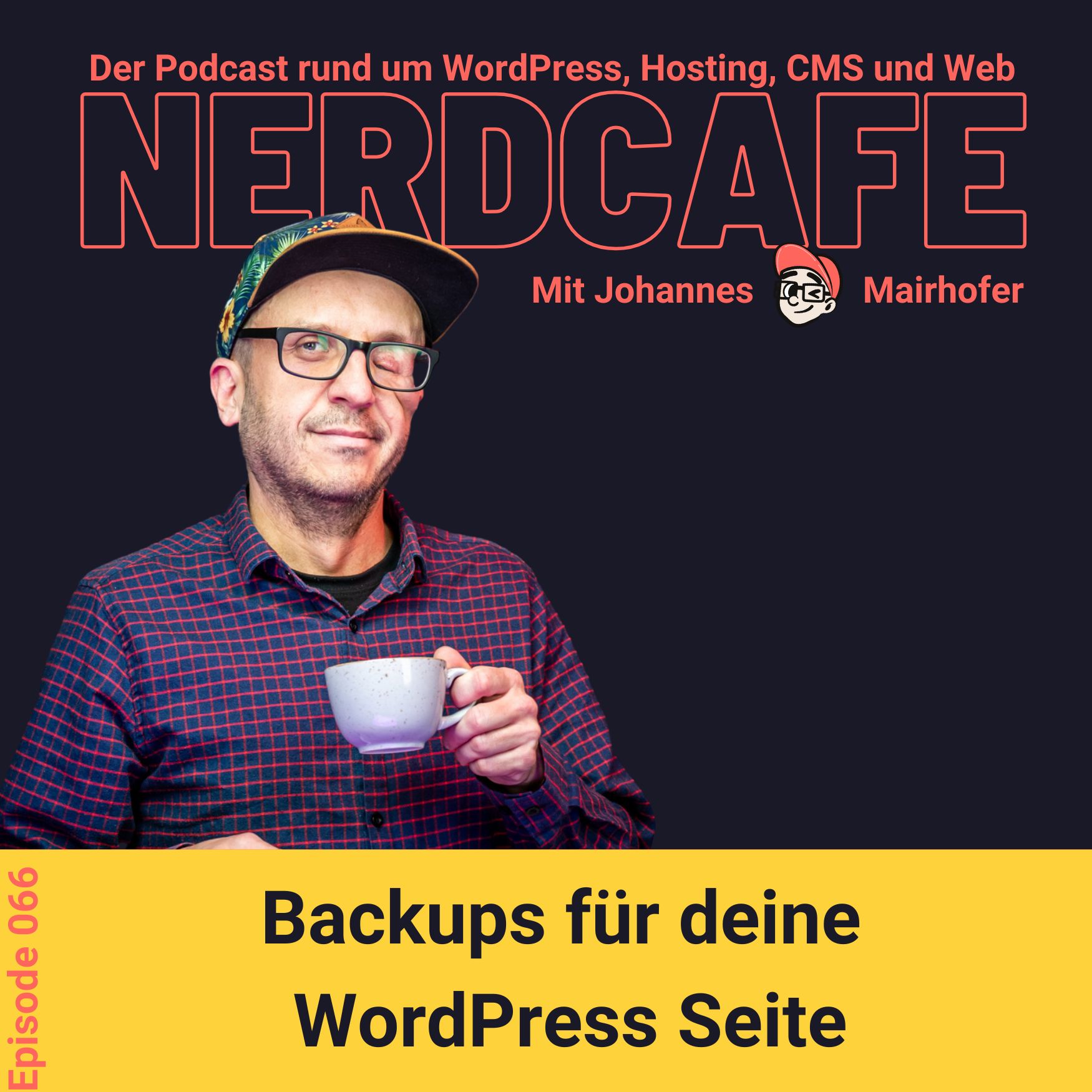 nerdcafe. Der Podcast rund um WordPress, Hosting, CMS und Web.