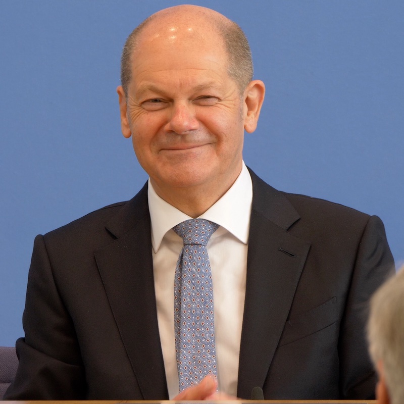BPK - Finanzminister Olaf Scholz zum Bundeshaushalt 2022 - 24. März 2021