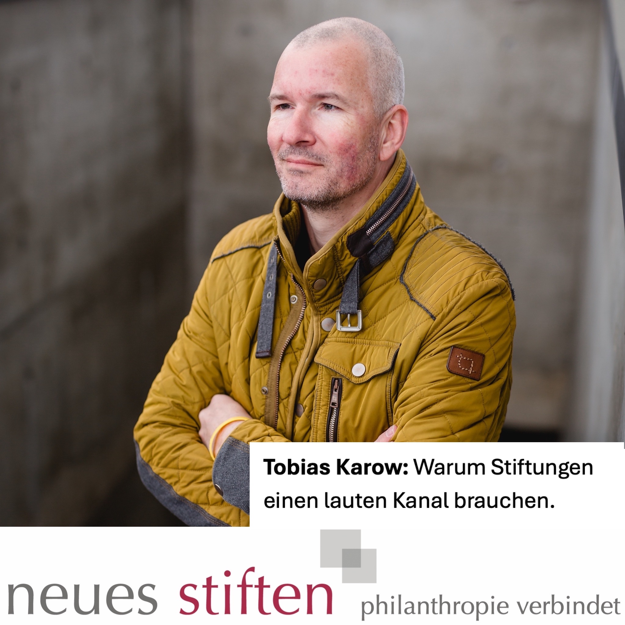 Tobias Karow: Warum Stiftungen einen lauten Kanal brauchen episode artwork