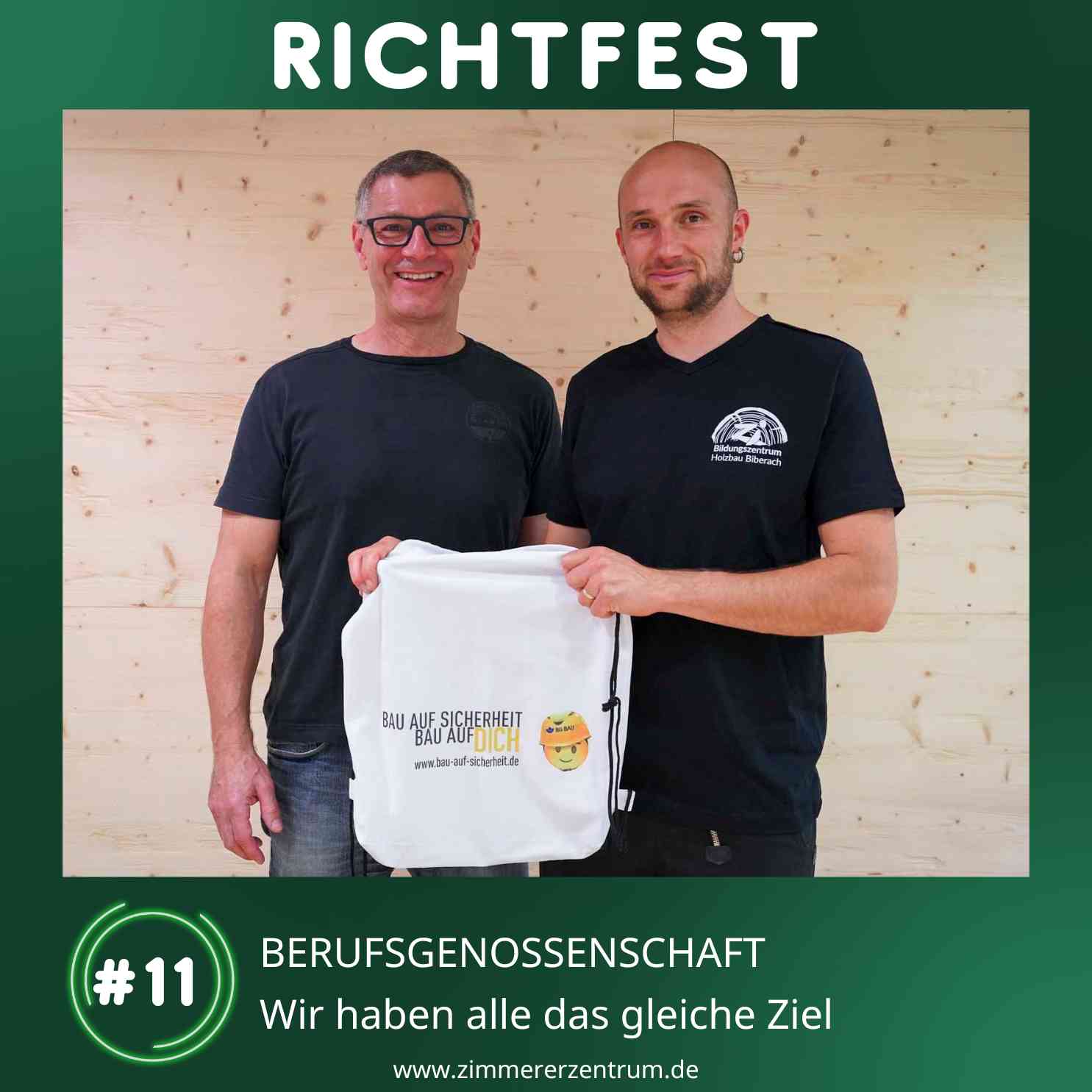 Richtfest - der Podcast vom Bildungszentrum Holzbau