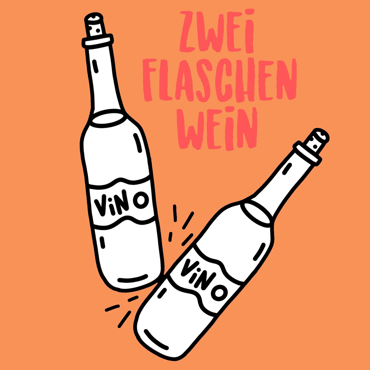 Zwei Flaschen Wein