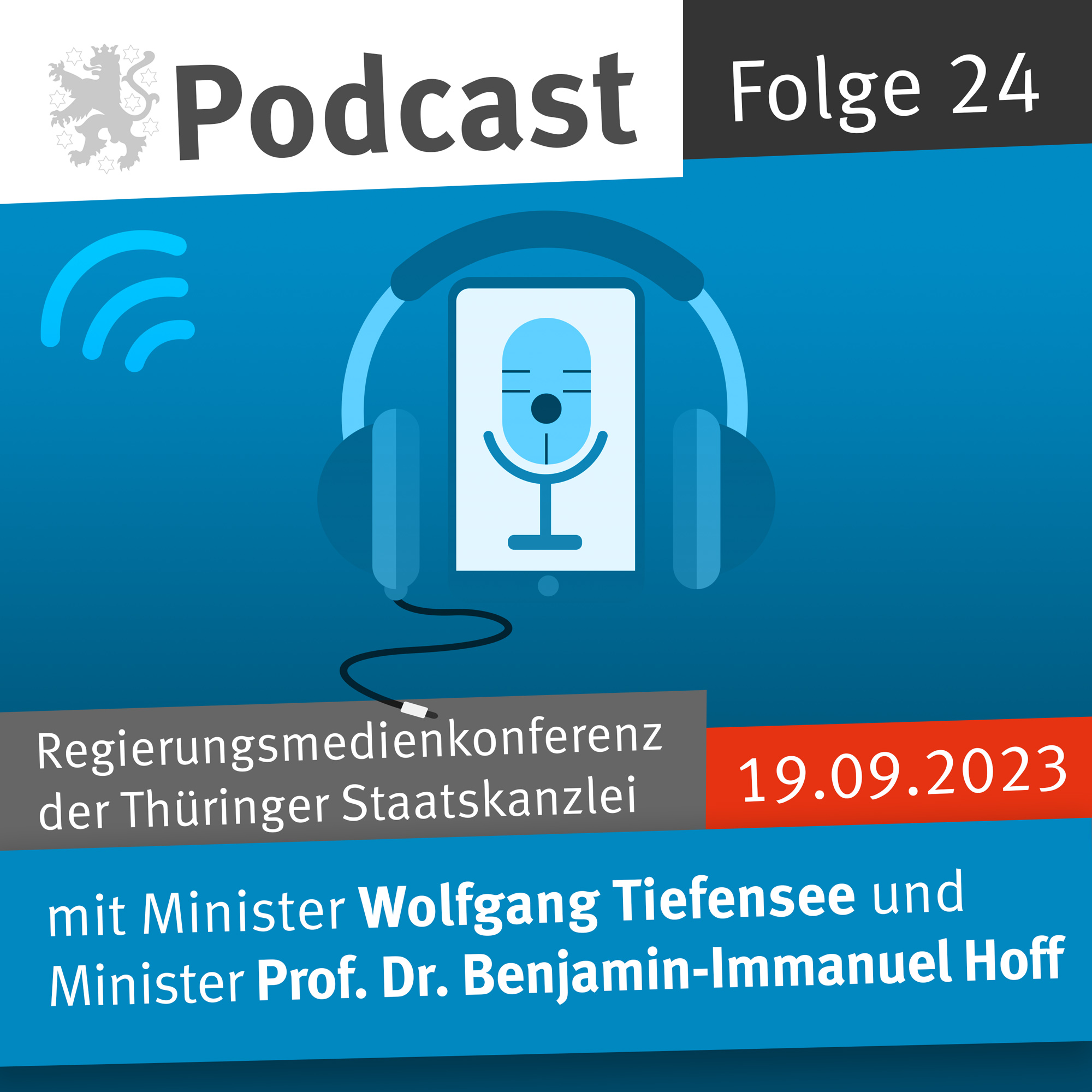 Regierungsmedienkonferenz des Freistaats Thüringen