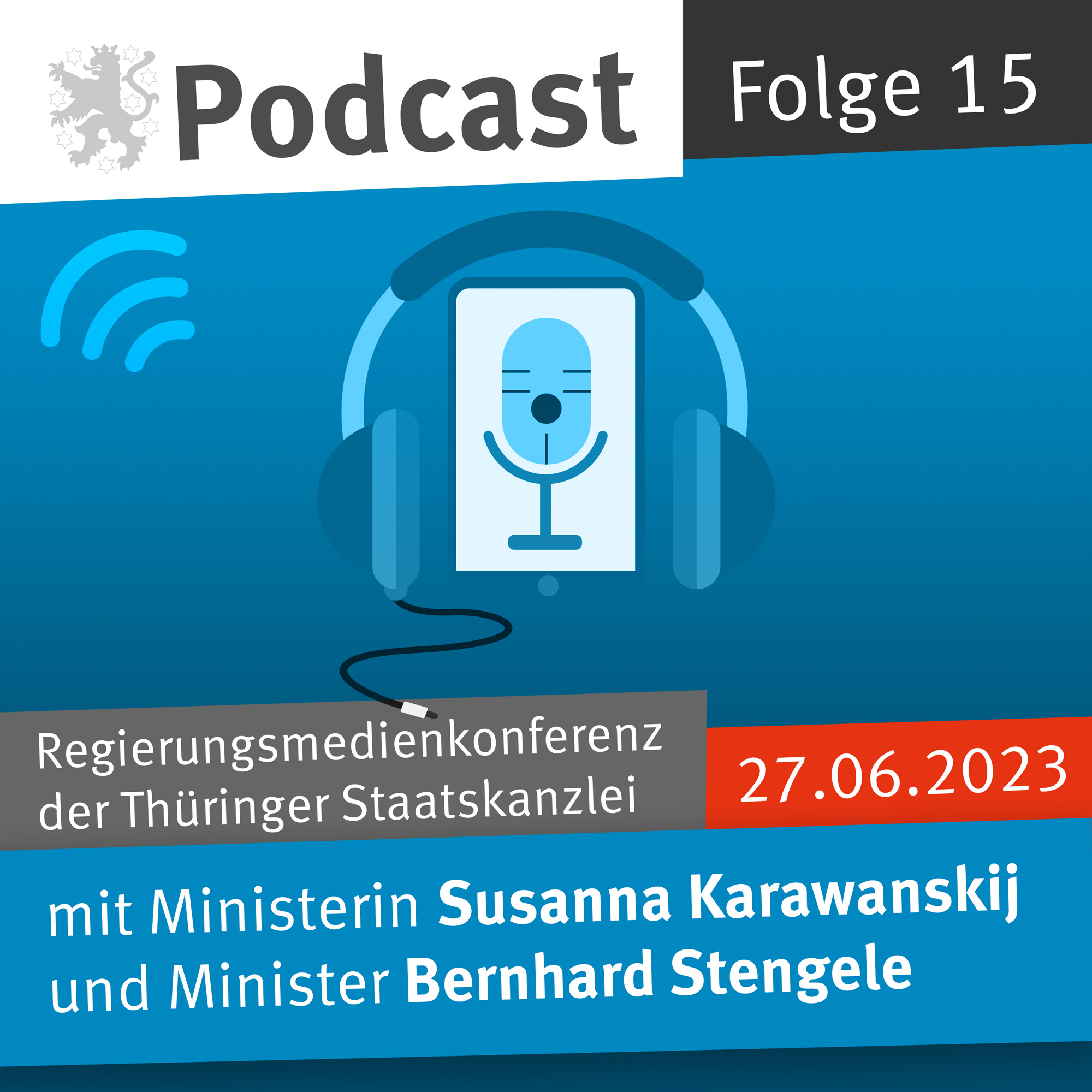 Regierungsmedienkonferenz des Freistaats Thüringen