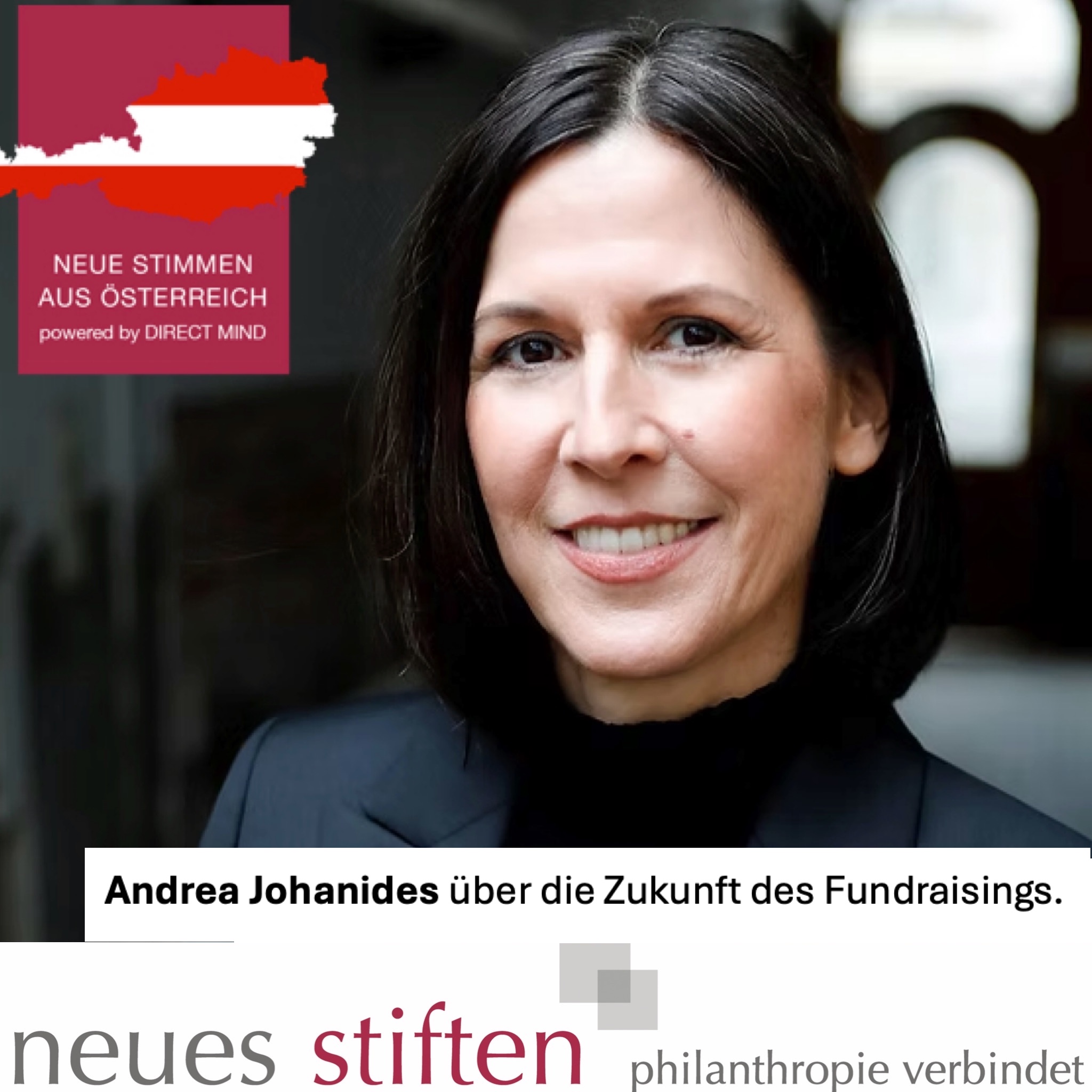 Andrea Johanides über die Zukunft des Fundraisings in Österreich episode artwork