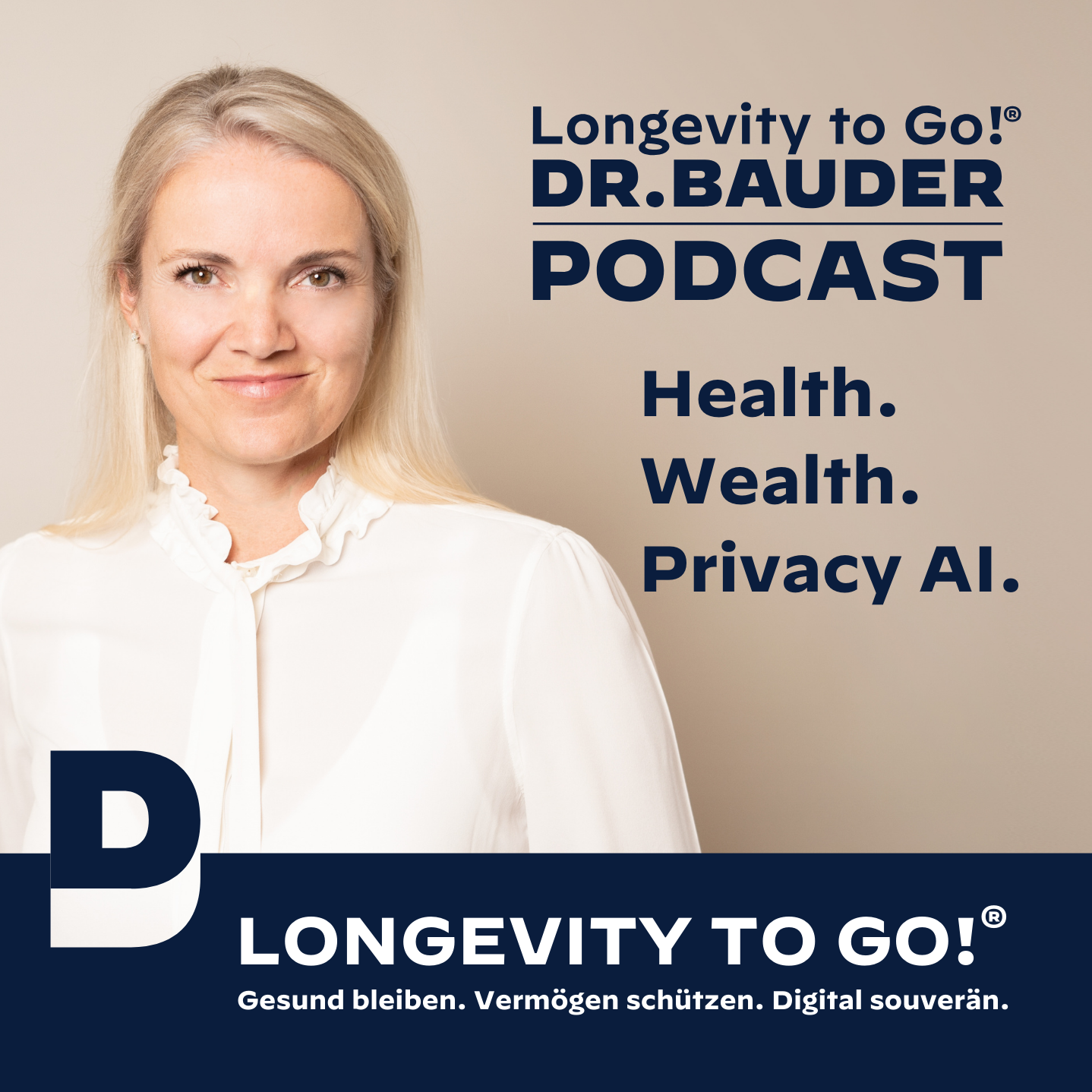 Longevity to Go! Dr. Barbara Bauder_ DE cover art