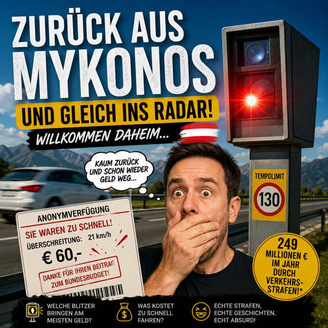 Willkommen in Österreich - bitte zahlen!