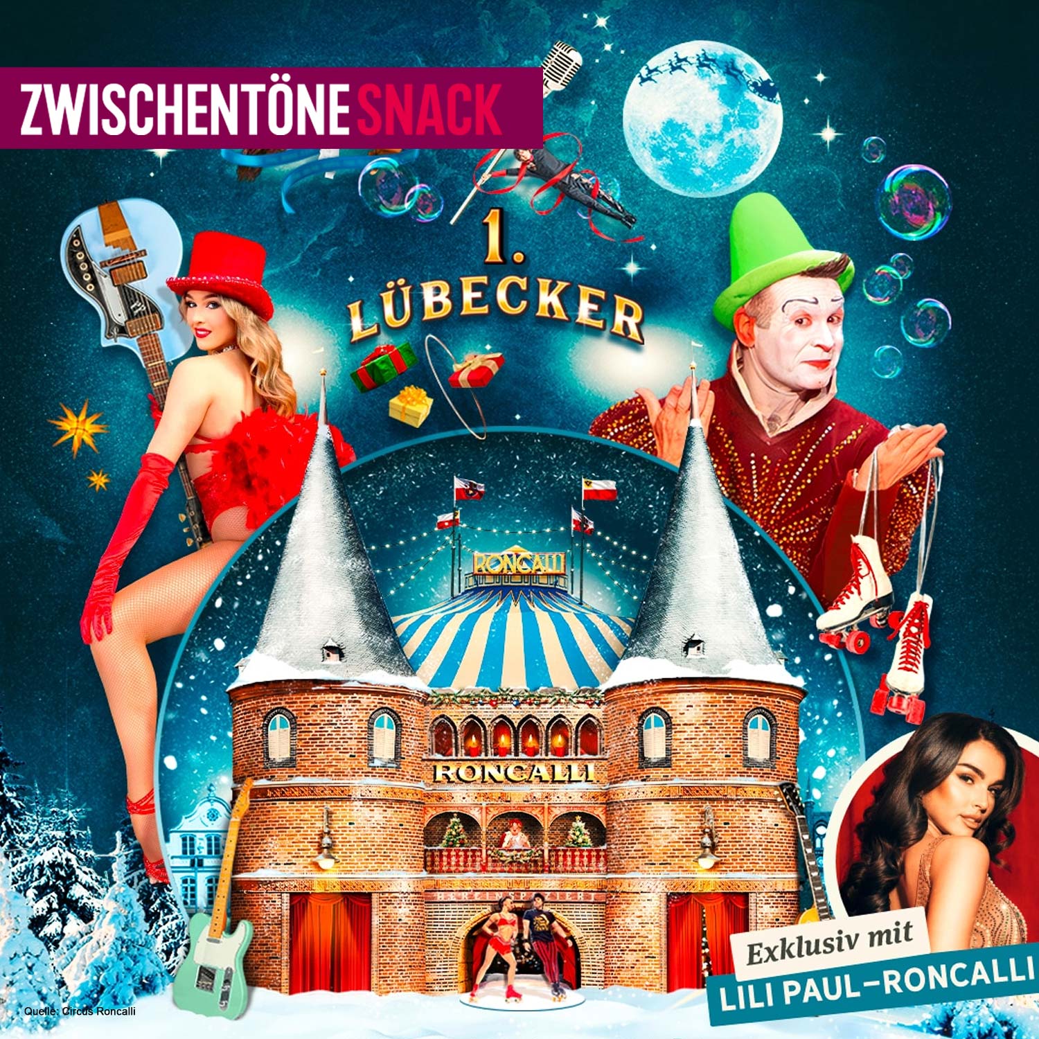 Zirkus-Legende und Rock in der Manege - Roncalli in Lübeck