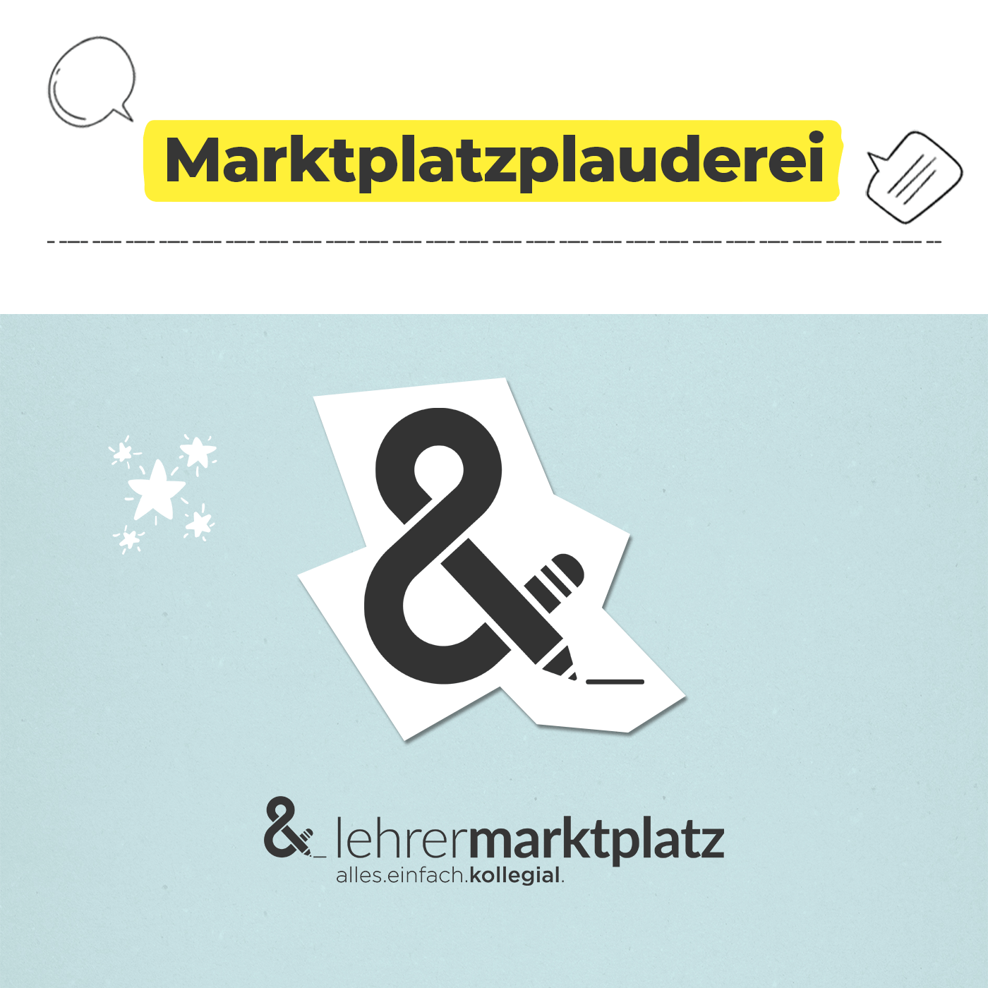 Trailer - Marktplatzplauderei @lehrermarktplatz.de