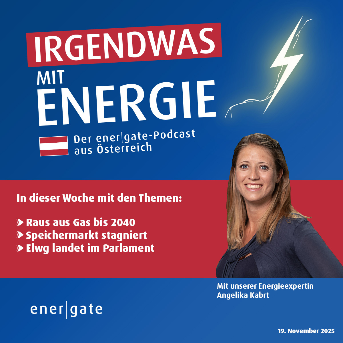 News Update vom 19.11.2025 der Weg "Raus aus Gas", Speichermarkt und Elwg im Parlament