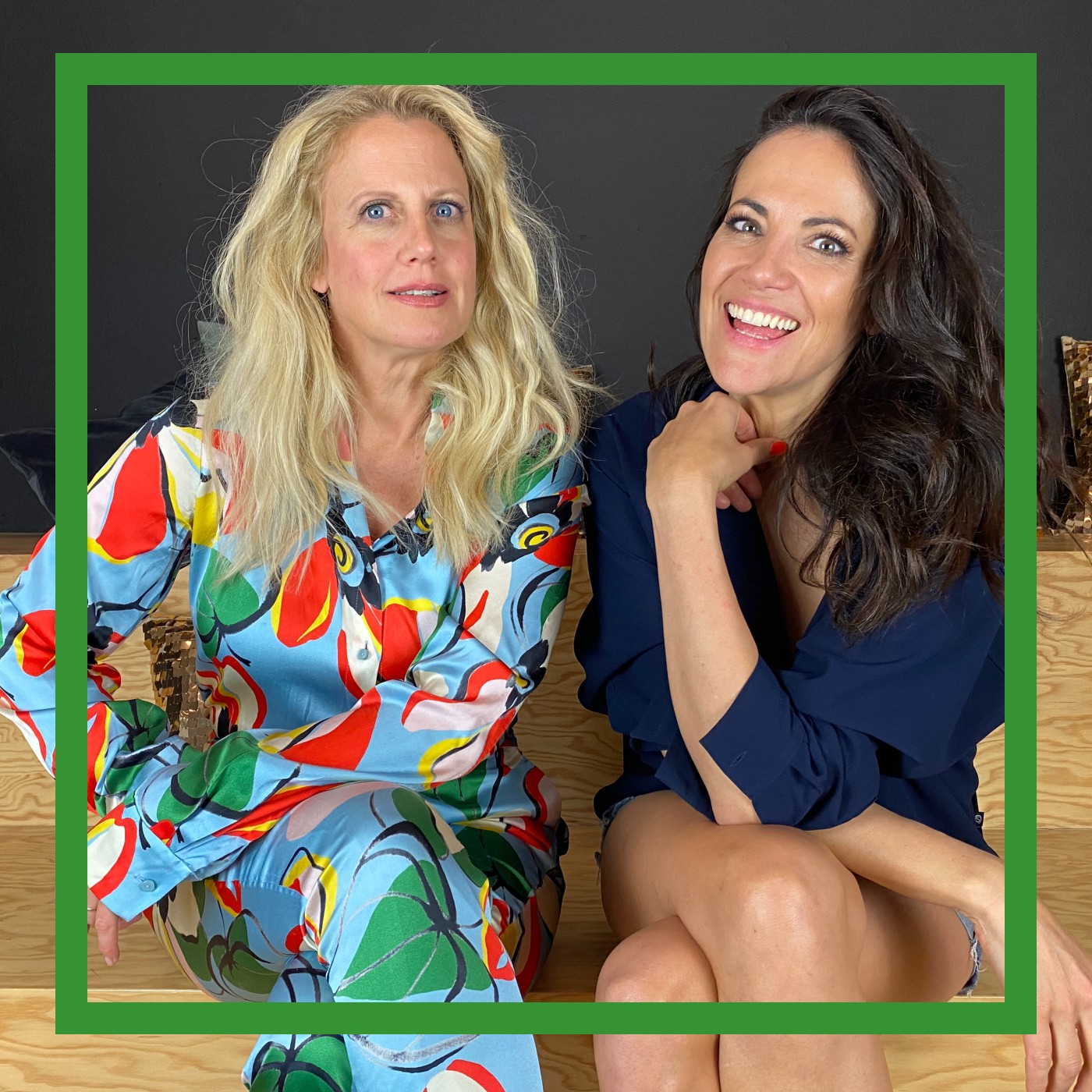 Mit den Waffeln einer Frau