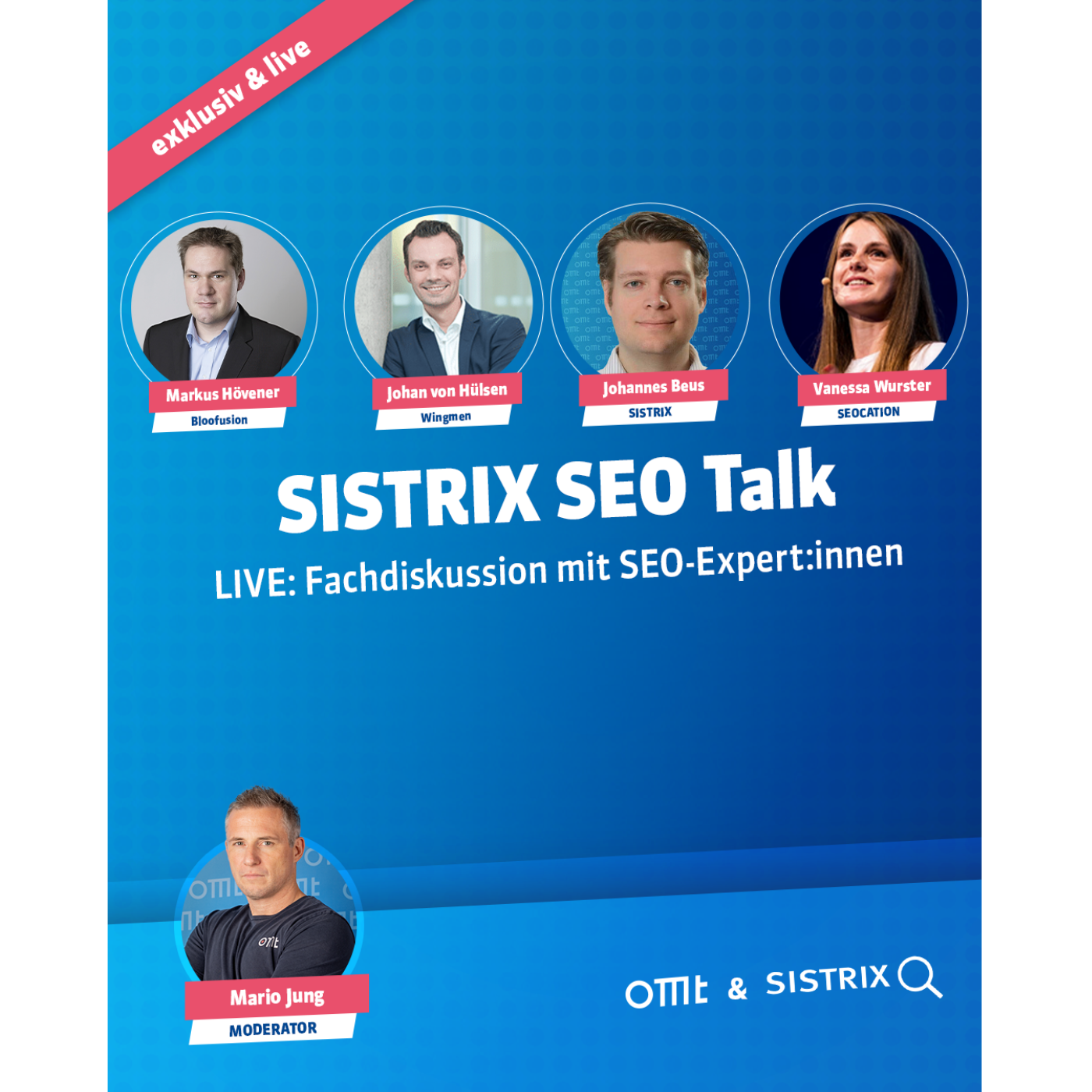 SISTRIX SEO Talk: Runde 4  (Markus Hövener, Johan von Hülsen, Vanessa Wurster & Johannes Beus) | OMT-Podcast #274