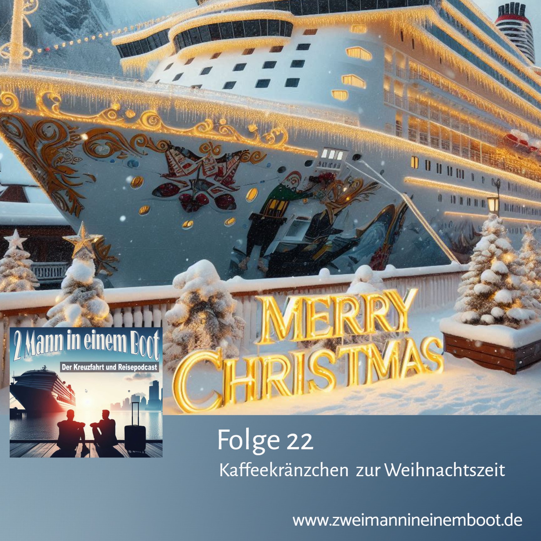 2 Mann in einem Boot
