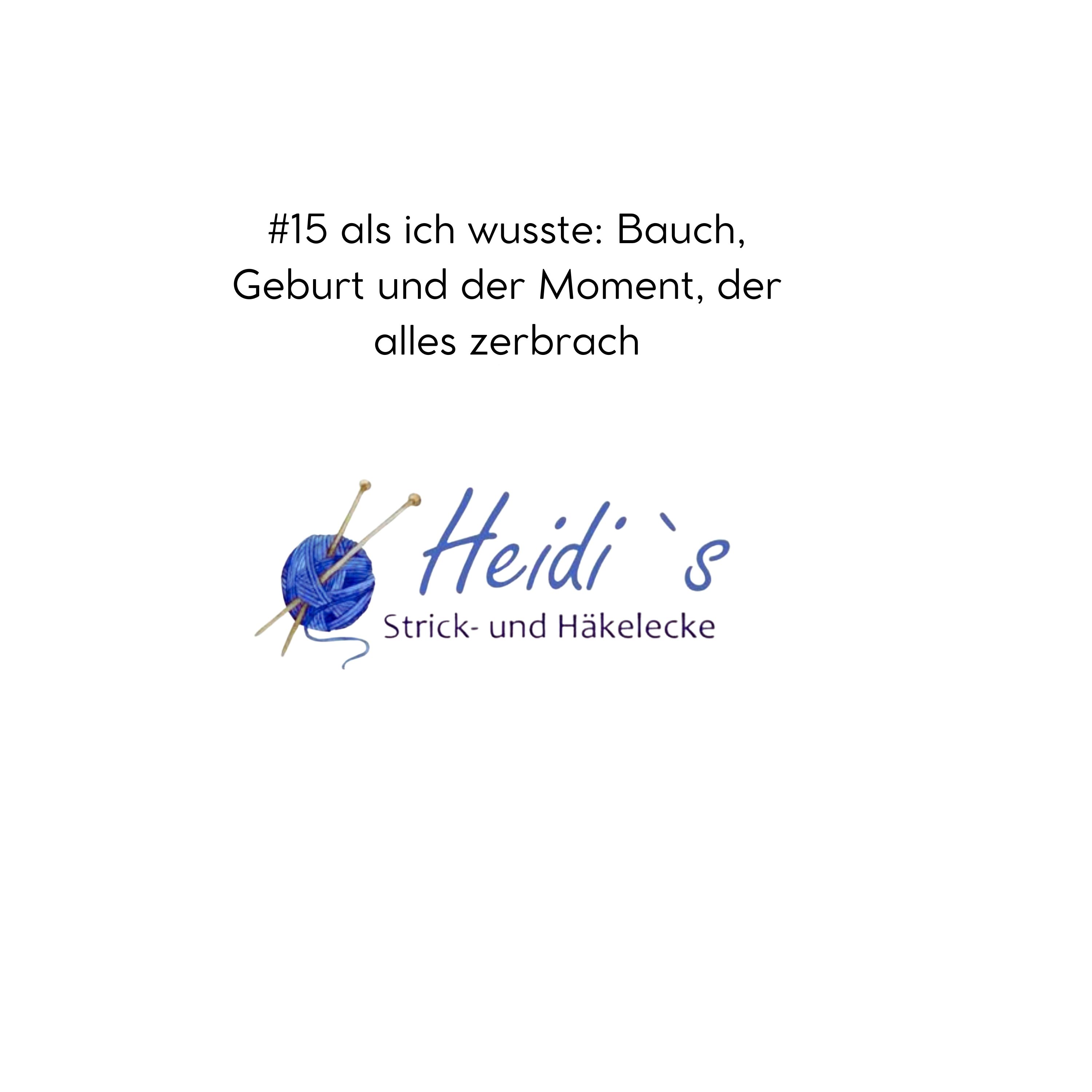 #15 - Als ich es wusste: Bauch, Geburt und der Moment, der alles zerbrach episode artwork