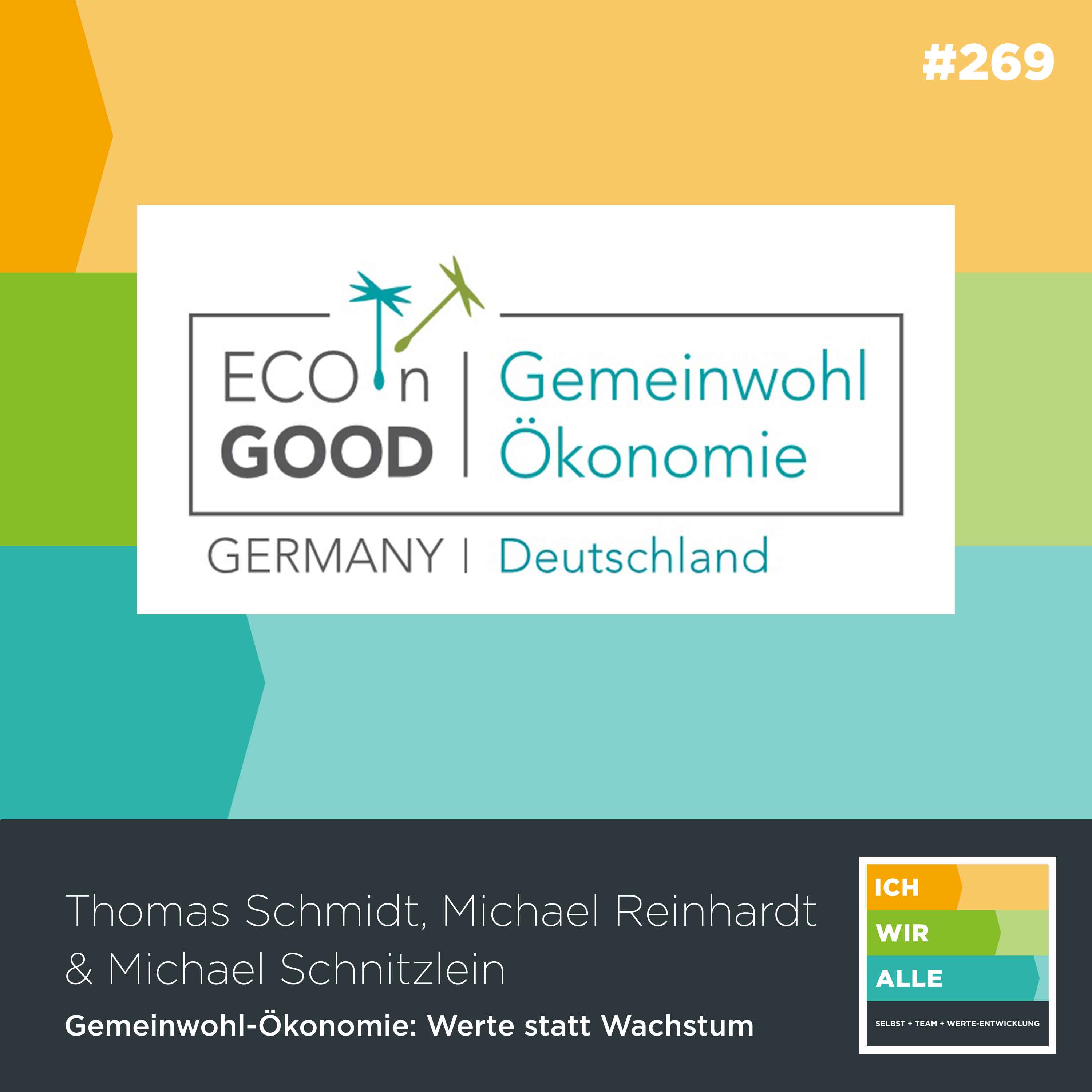 Gemeinwohl-Ökonomie: Werte statt Wachstum. Mit Thomas Schmidt, Michael Reinhardt und Michael (Michi) Schnitzlein