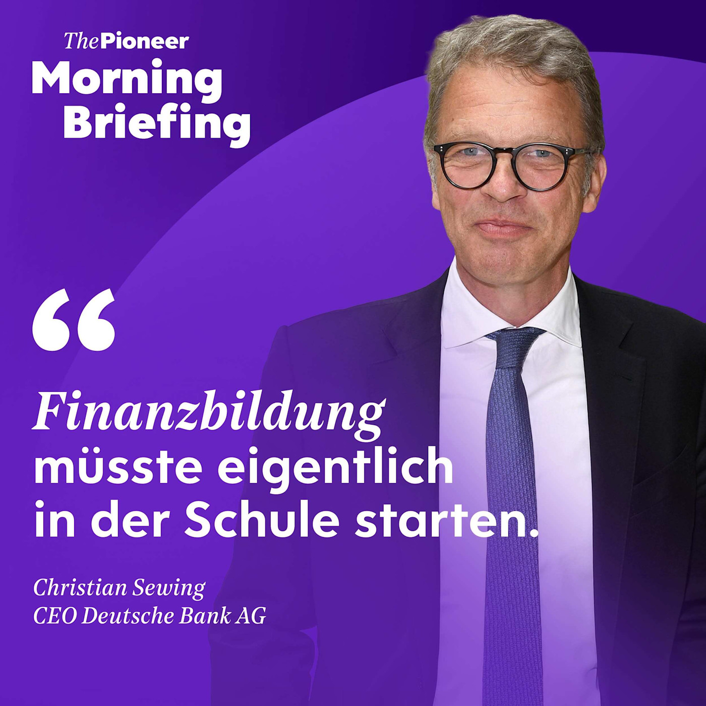 Christian Sewing: „Finanzbildung müsste in der Schule starten” | Steingarts Stimmzwilling | Linda Ronstadt episode artwork