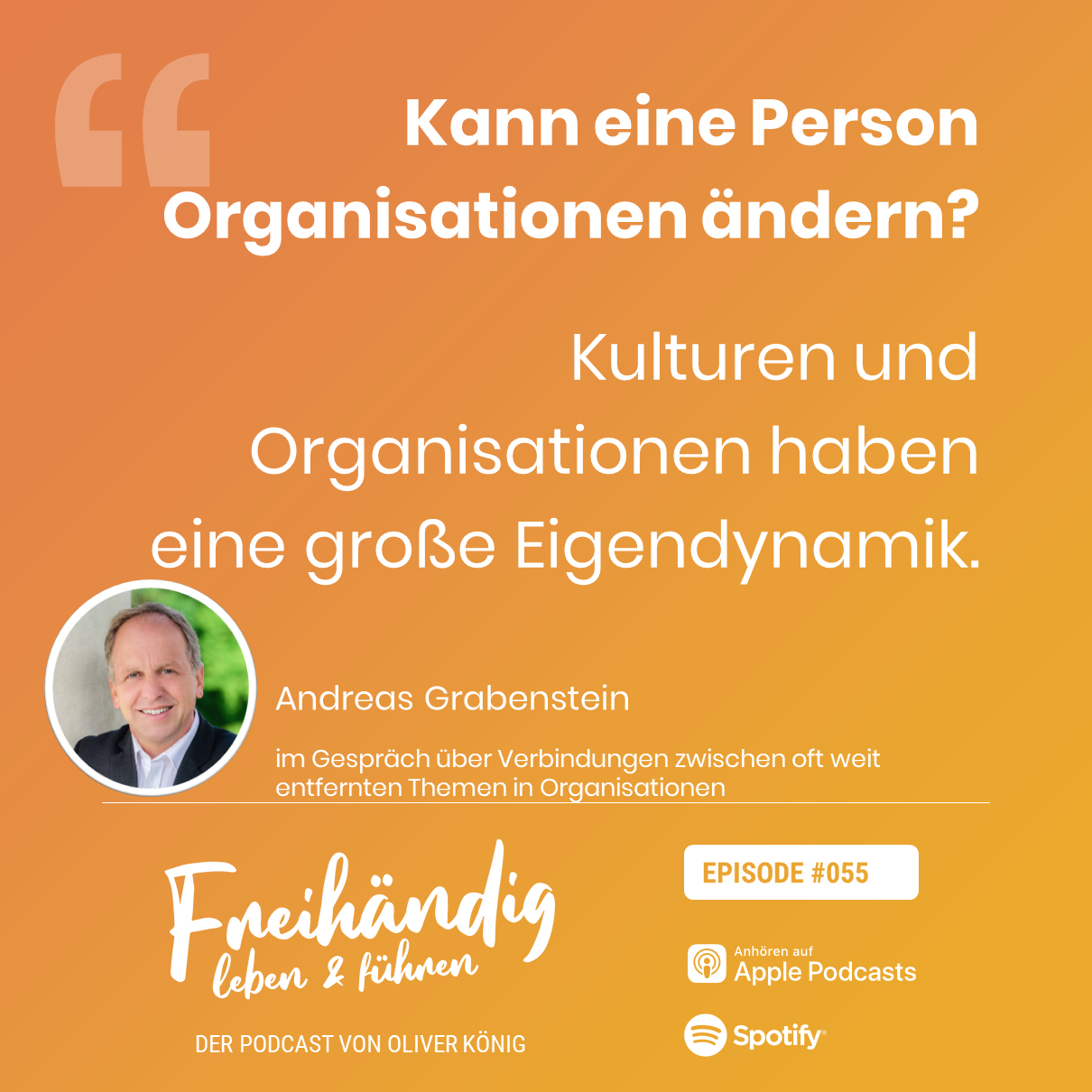 Freihändig verändern und führen