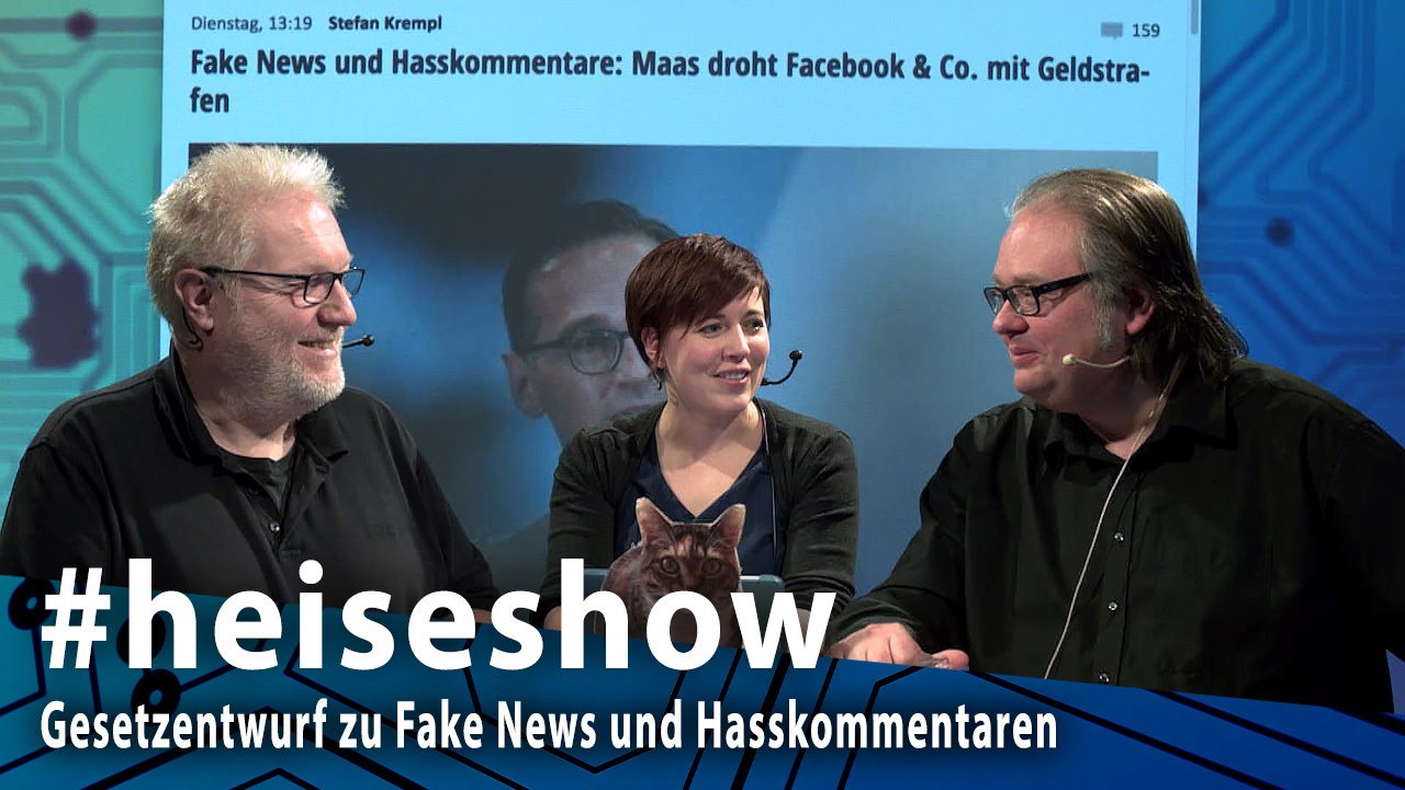 #heiseshow: Gesetzentwurf zu Fake News und Hasskommentaren – Zensurkeule oder notwendiges Übel?