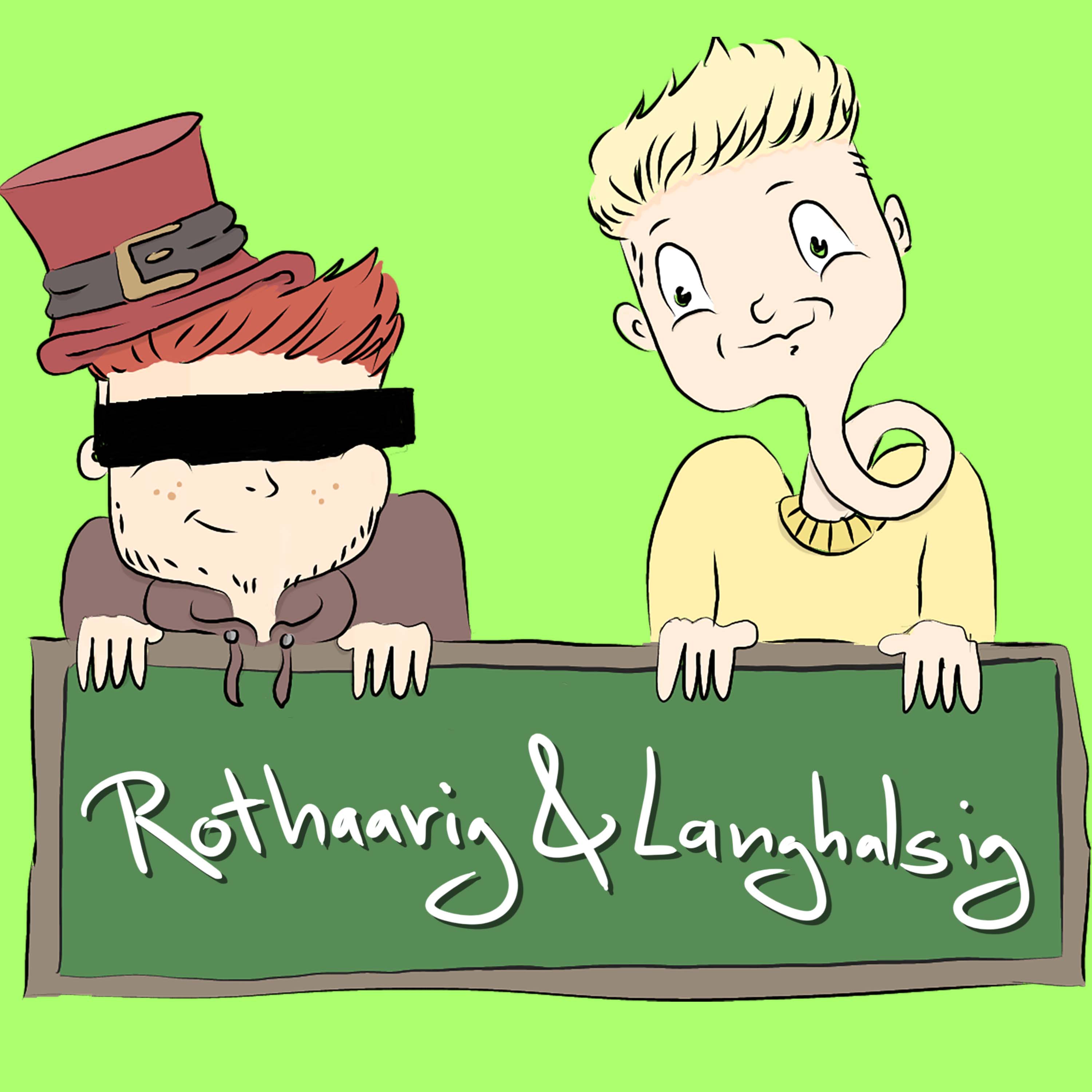 Rothaarig und Langhalsig