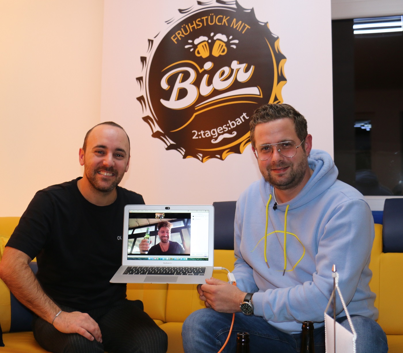 Frühstück mit Bier - Persönlichkeiten ganz entspannt
