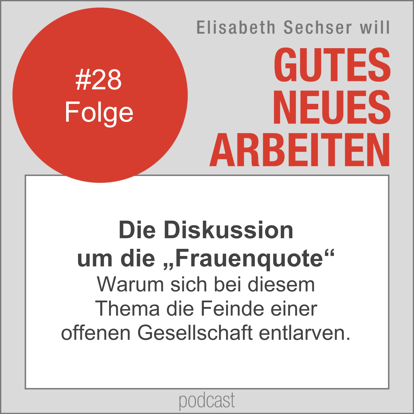 Elisabeth Sechser will Arbeit Deluxe
