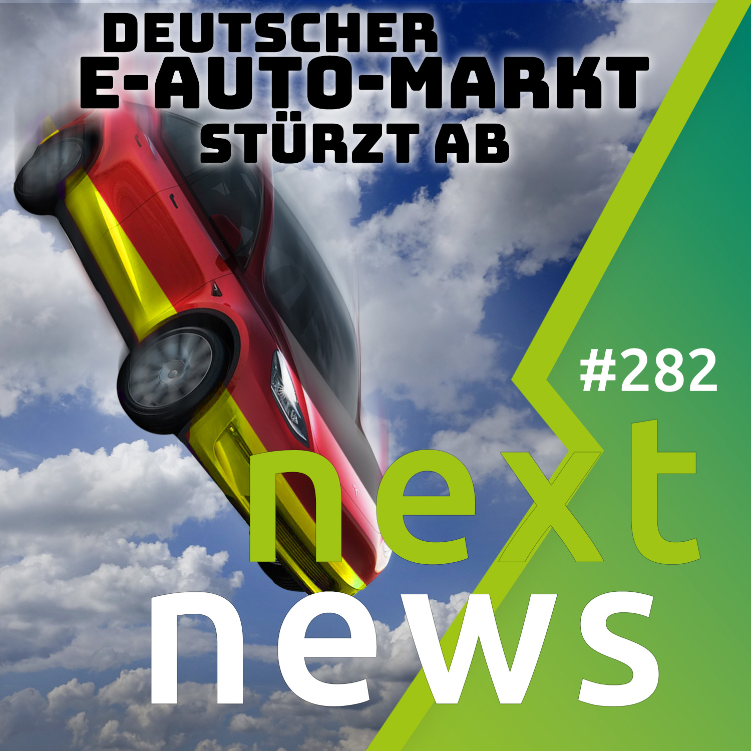 nextnews: Deutscher E-Auto-Markt stürzt ab, Laden wird günstiger & schneller, BMW i4 Facelift, Achtugn Ladefallen, TÜV episode artwork